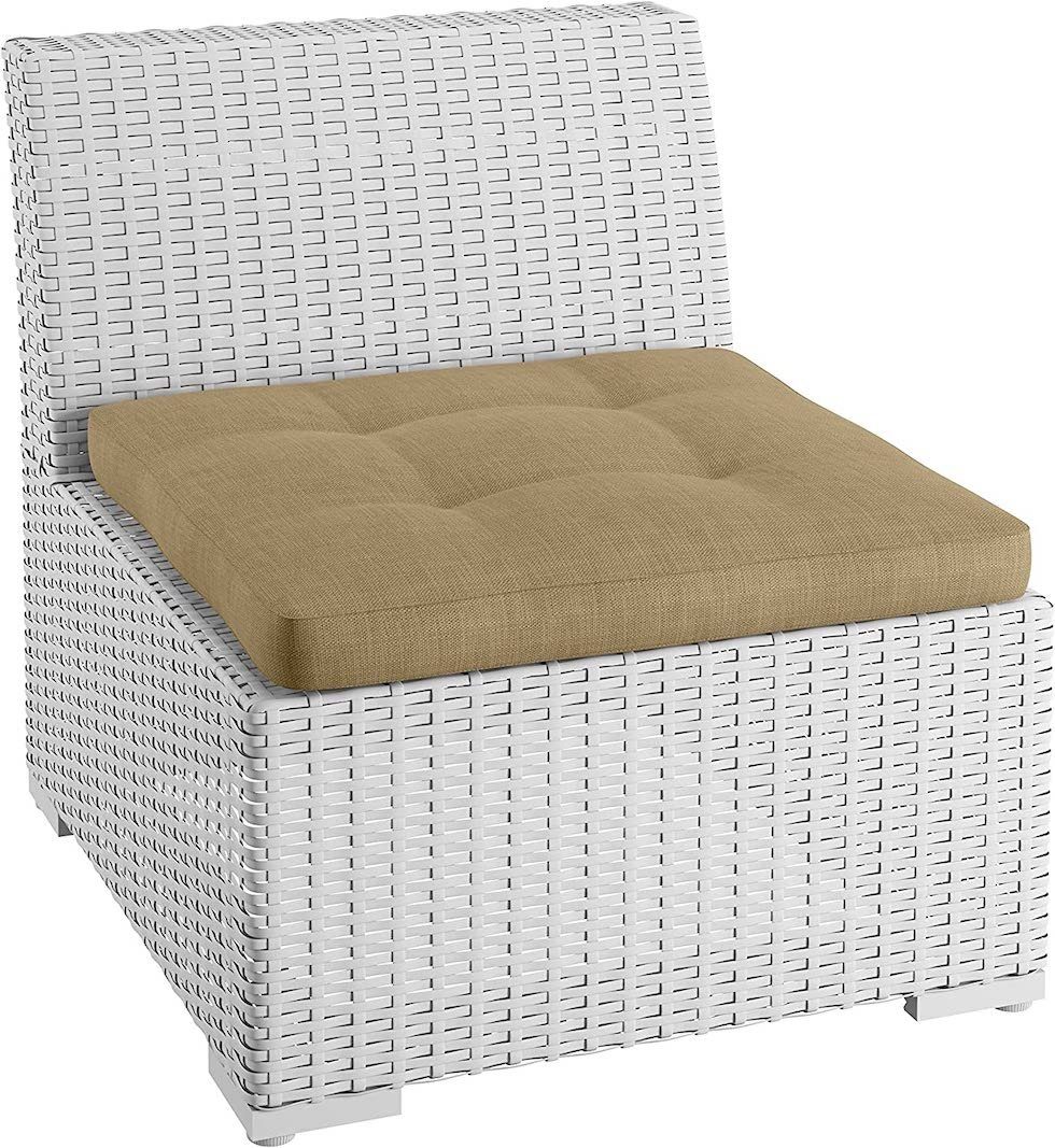 sunnypillow Stuhlkissen Gartenkissen für Gartenmöbel Rattanmöbel, günstig online kaufen