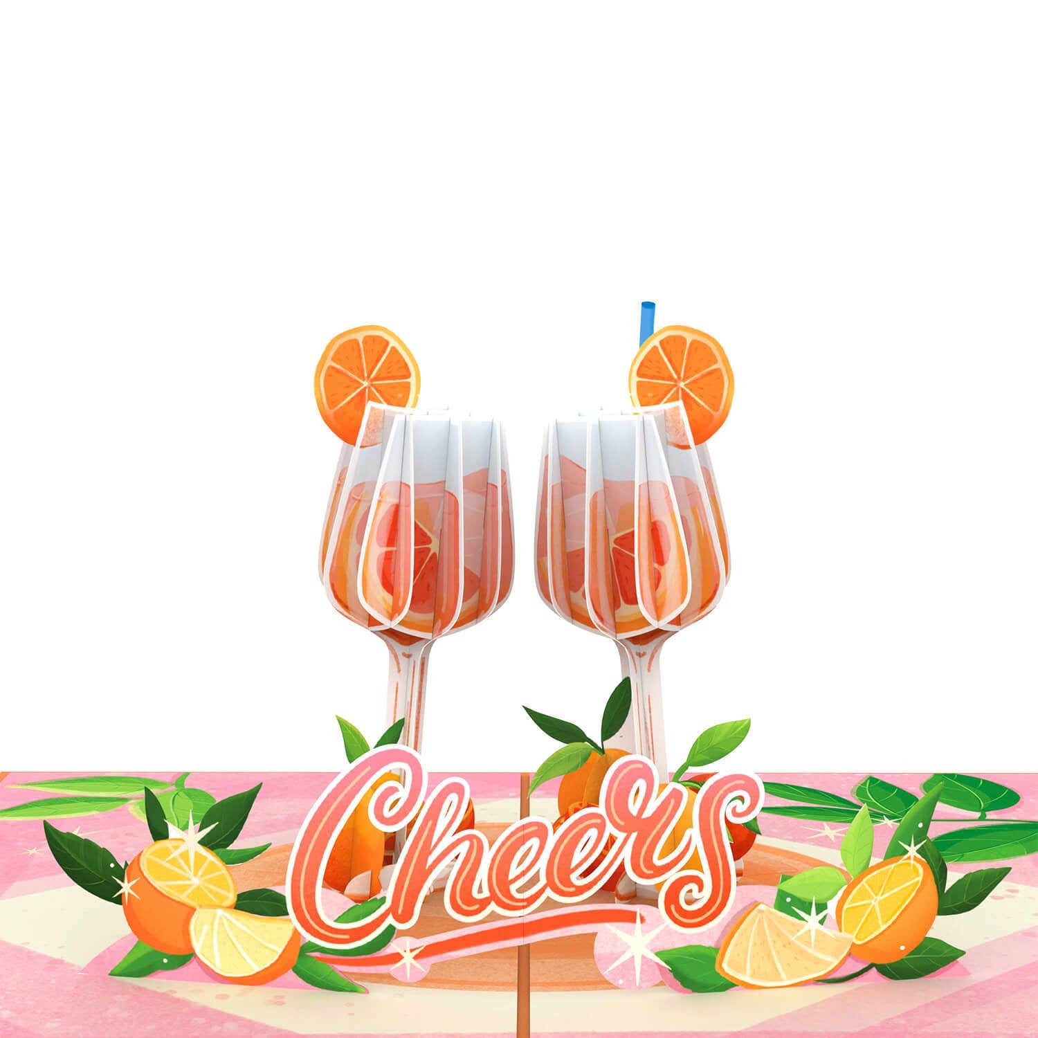 papercrush Geburtstagskarte Bleib Spritzig Pop-Up Karte