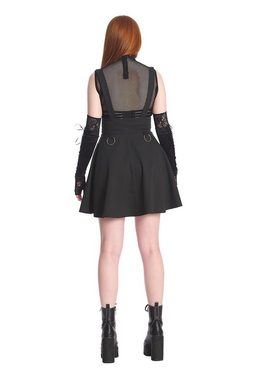 Banned A-Linien-Rock Valeria Gothic Punk Pinafore Skirt