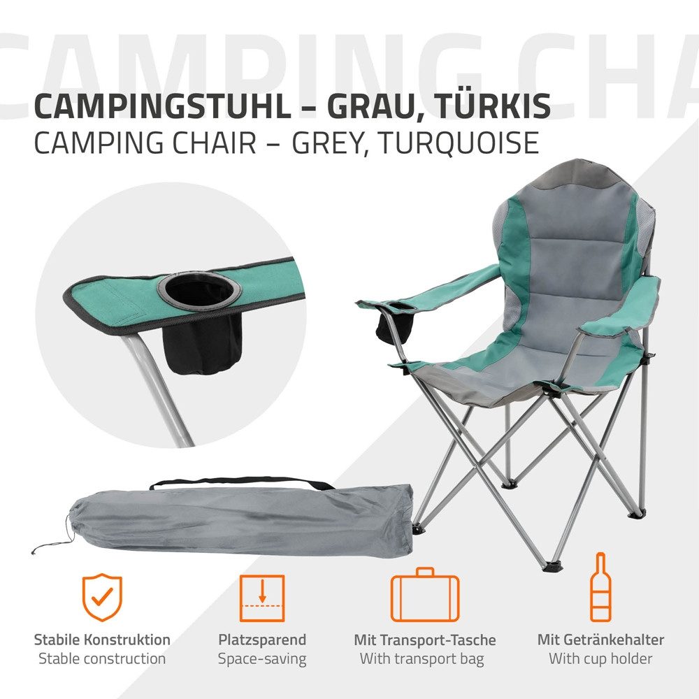 ECD Germany Campingstuhl Gartenstuhl faltbar mit günstig online kaufen