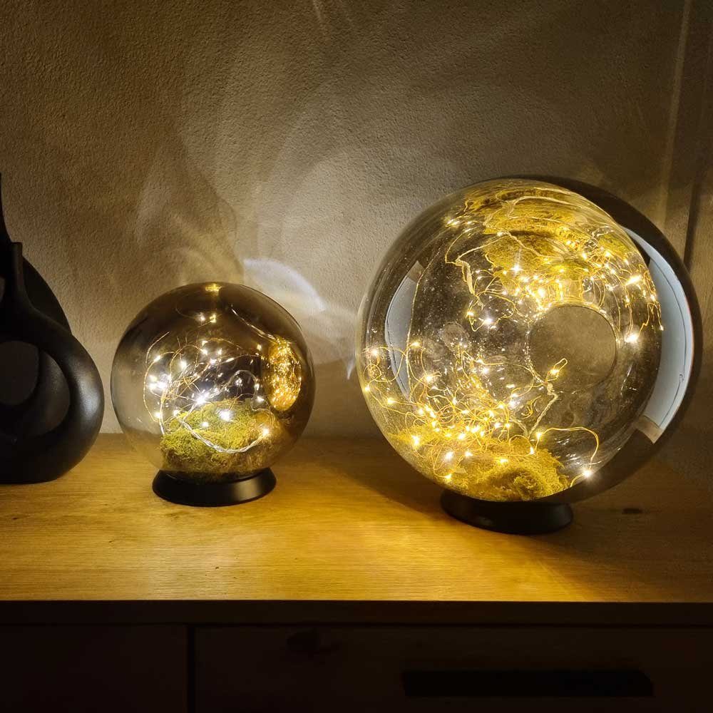 Tischleuchte Orb LED-Dekolampe Gold Verlauf