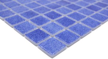 Mosani Mosaikfliesen Mosaikfliese Poolmosaik Schwimmbadmosaik blau