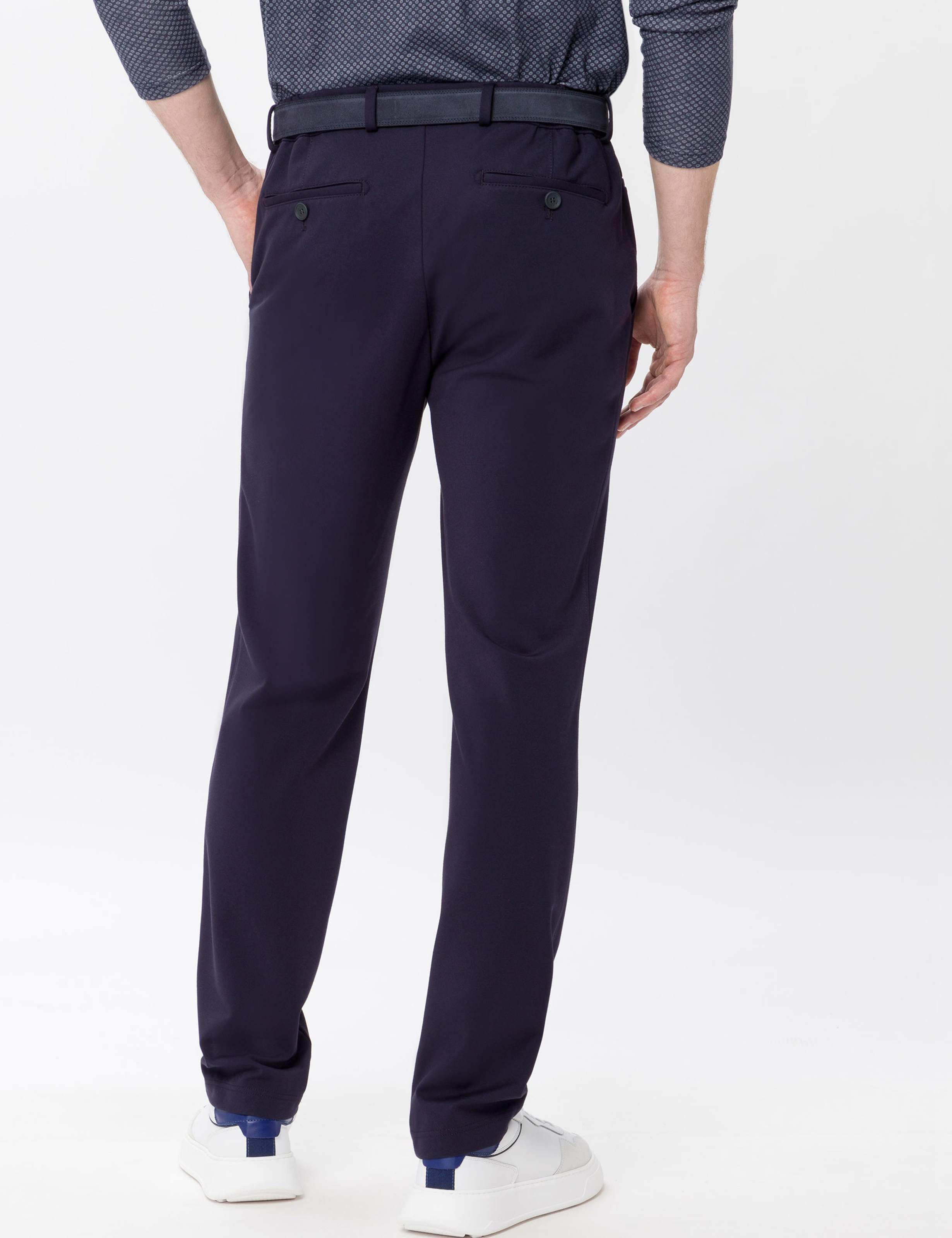 EUREX by BRAX Chinohose Style THILO Jersey: Flatfronthose im Regular Fit – Bild 3 von 5