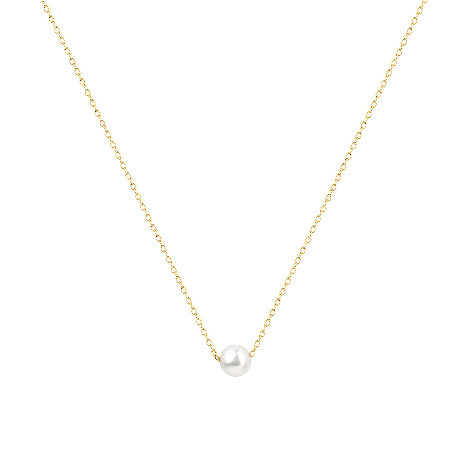 Firetti Kette mit Anhänger Schmuck Geschenk Silber 925 Halsschmuck Halskette, mit Süßwasserzuchtperle