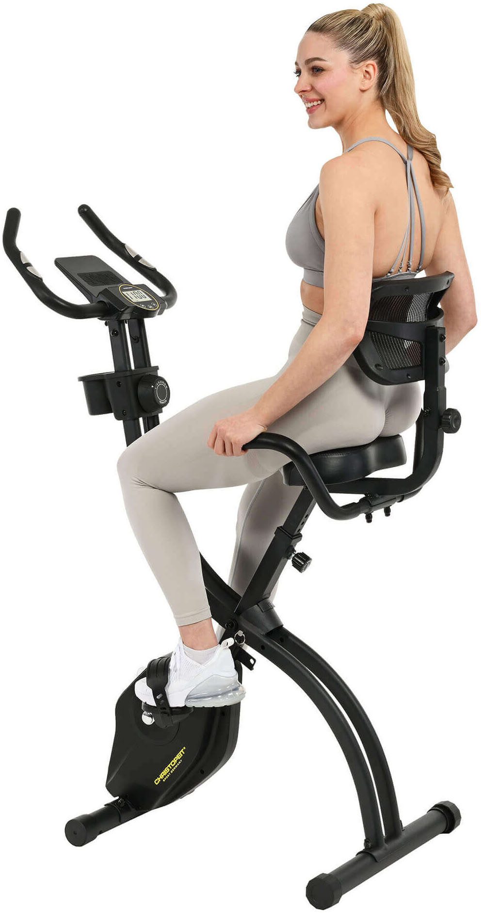Christopeit Sport® Heimtrainer S-Bike Velo Fit, 120 kg max. Benutzergewicht, Fahrrad, 14 Widerstandsstufen
