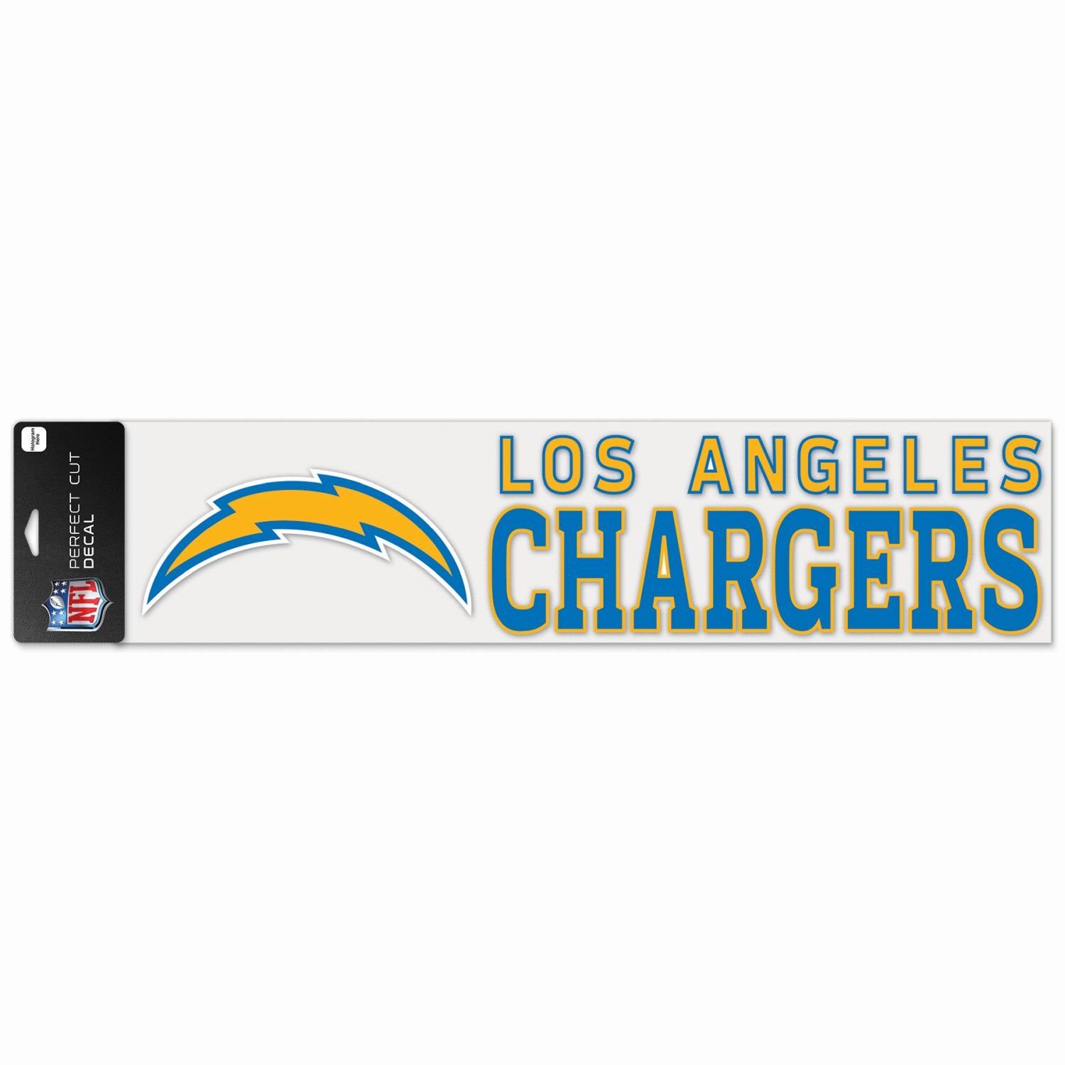 Teams Wanddekoobjekt Los XXL NFL Aufkleber Cut Perfect Angeles WinCraft Chargers 10x40cm