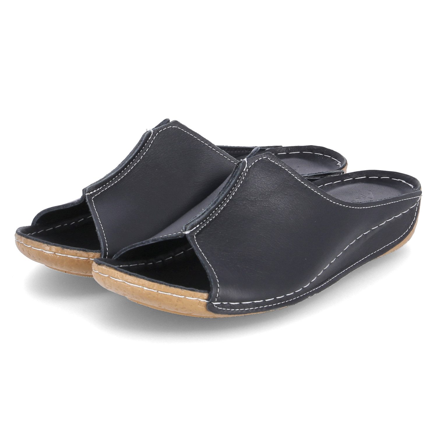 Andrea Conti Andrea Conti 0027423-002 SCHWARZ Damen Glattleder schwarz Pantolette