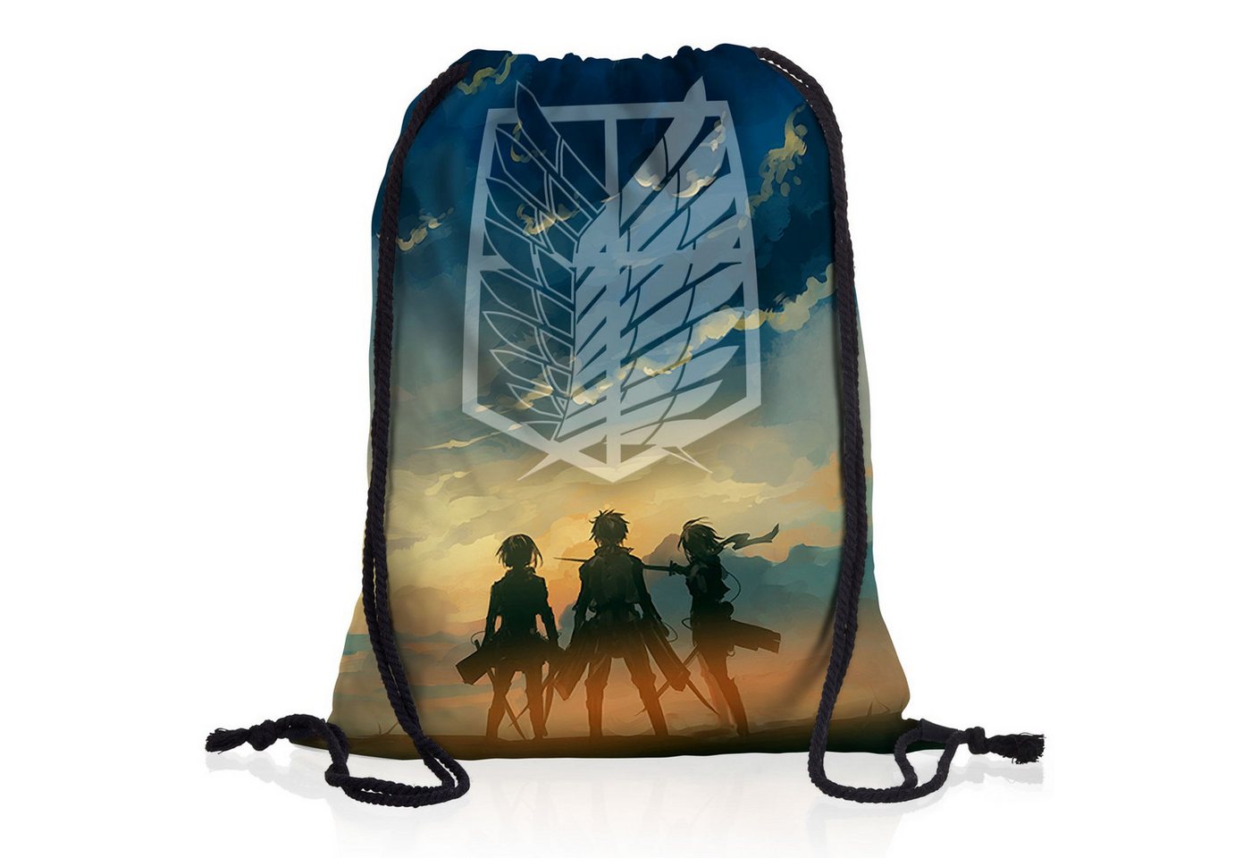 VOID Henkeltasche, Titan Rucksack Tasche Sport Beutel attack on titan anime