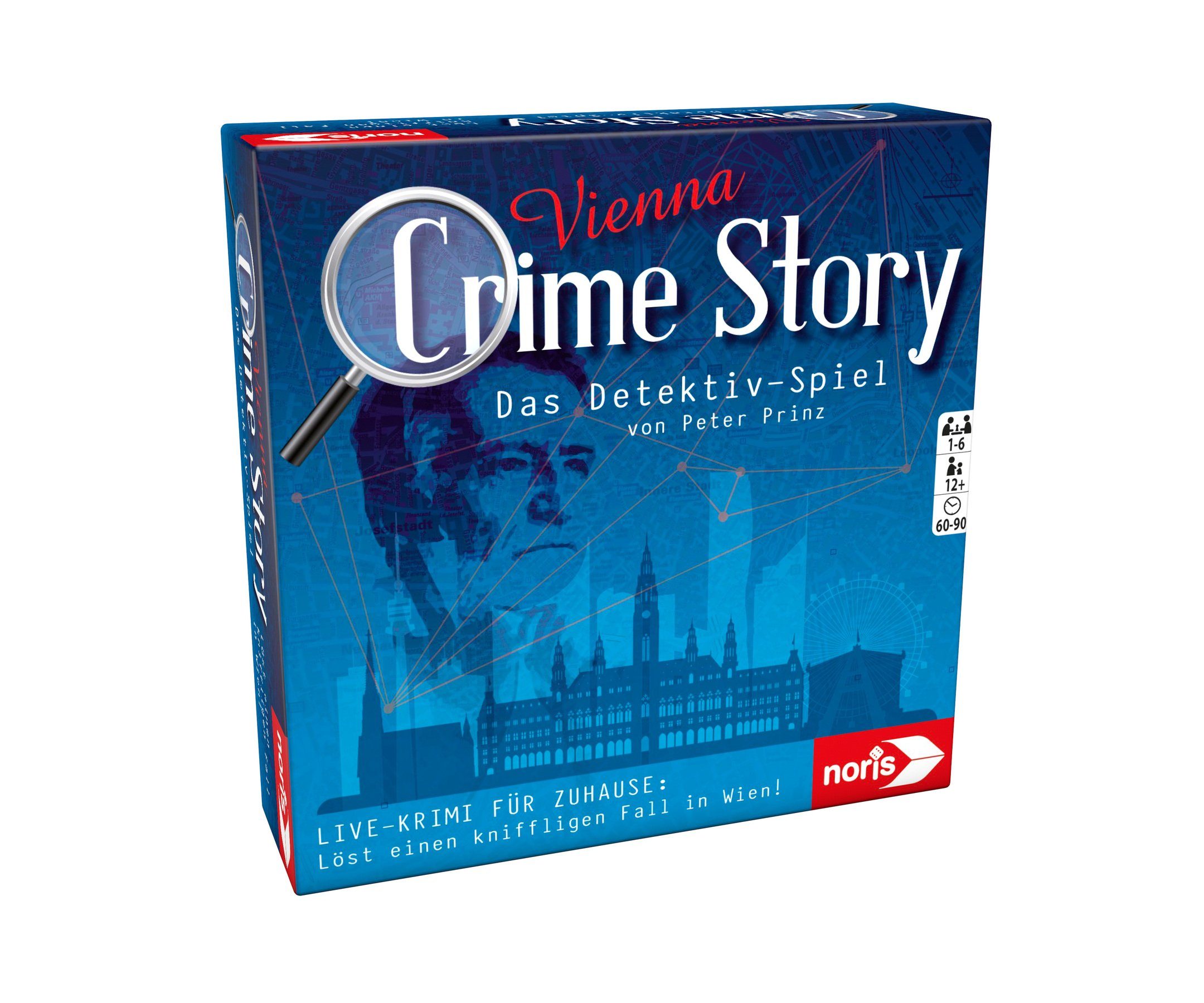 Noris Spiel, Familienspiel NORIS 606201888 Crime Story Vienna,Kartenspiel