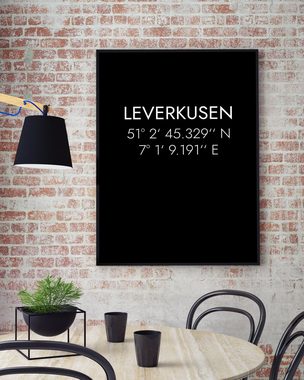 MOTIVISSO Poster Leverkusen Koordinaten #1