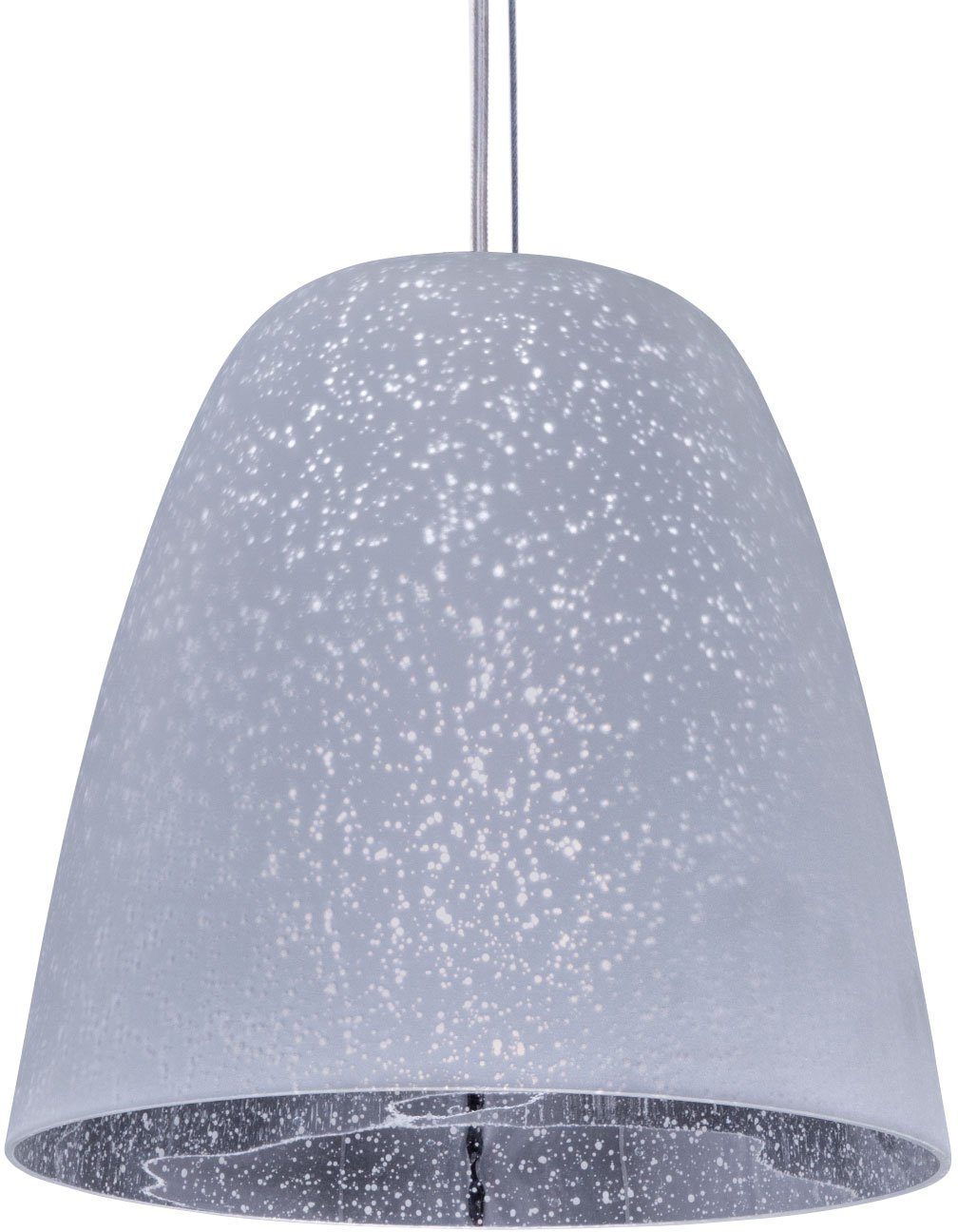 Glas Pendelleuchte Wohnzimmer Home Paco Leuchtmittel, LED Höhenverstellbar ohne Schlafzimmer Deckenlampe E27 STARLET,
