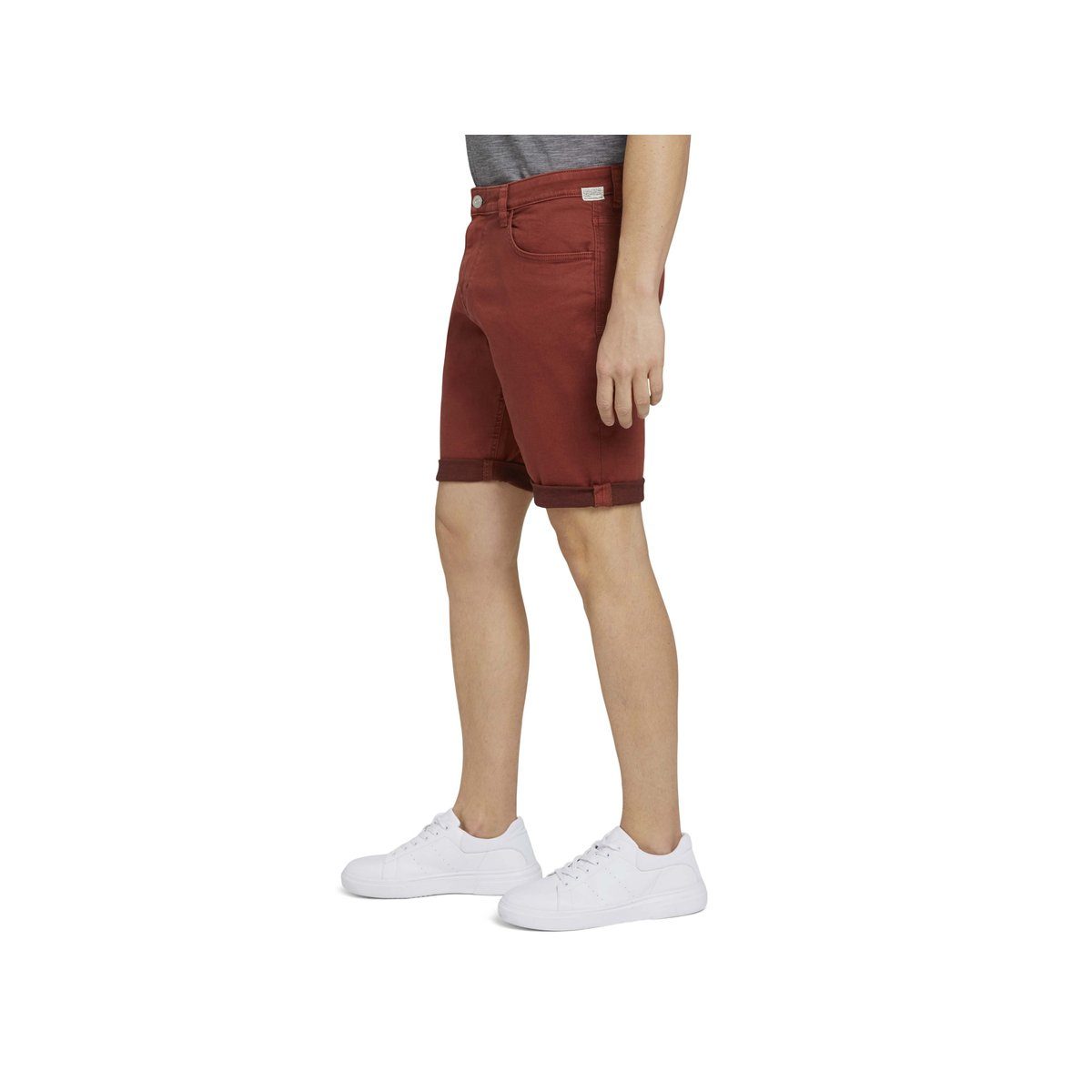 rot TOM regular TAILOR keine (1-tlg., Cargoshorts Angabe)