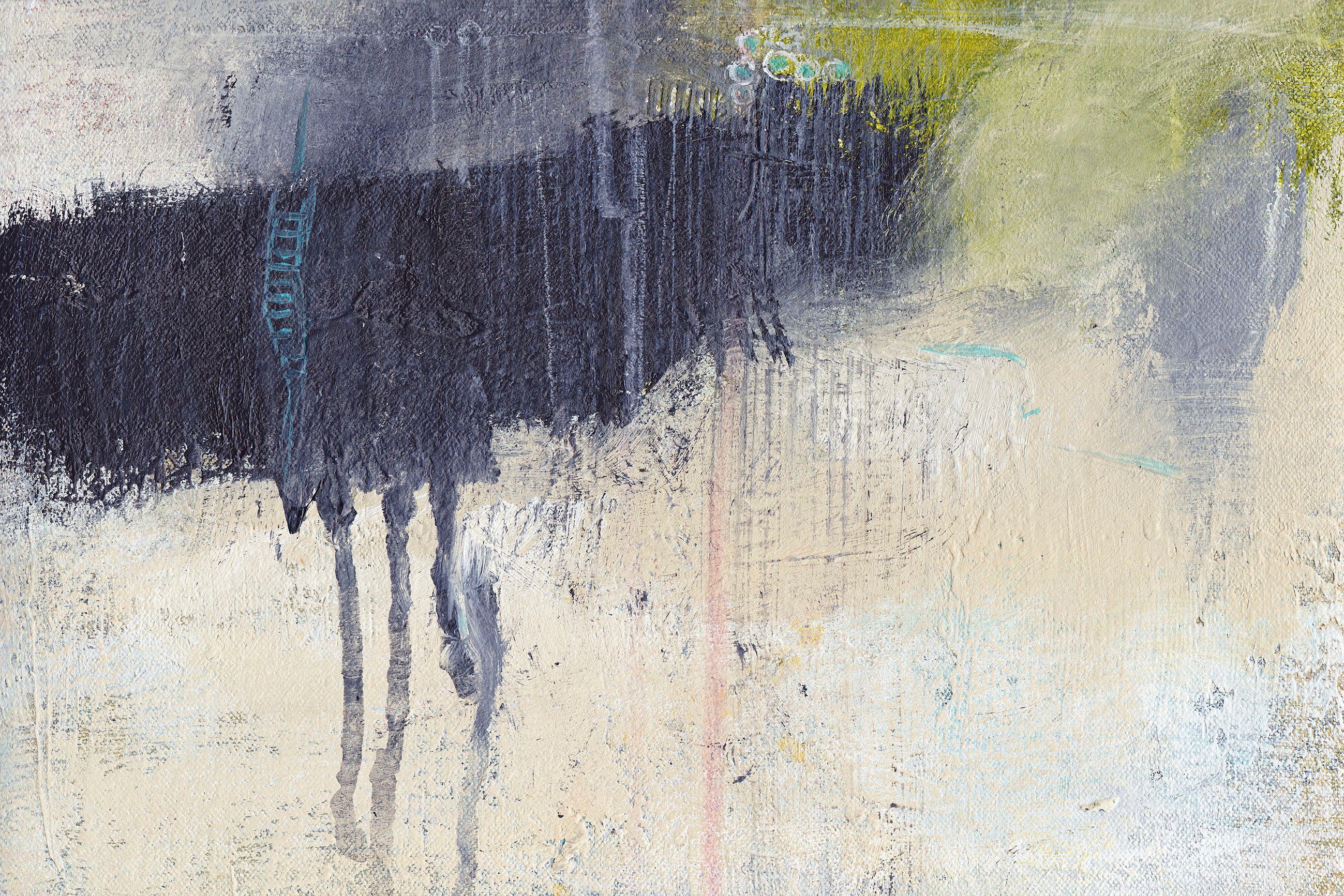 queence Leinwandbild Kunstwerk, Abstrakte, Kunst, Modern, Premium-Leinwandstoff, Handarbeit aus Deutschland