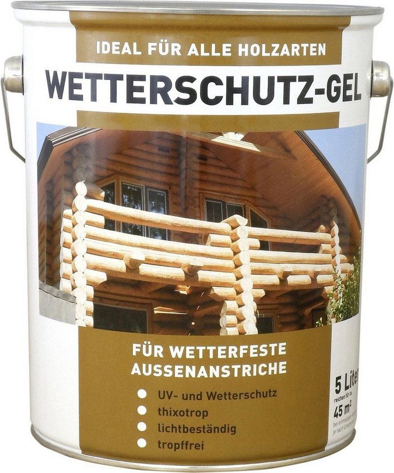 Thumbnail - Wilckens Farben Holzschutzlasur Wilckens Wetterschutzgel 5 L eiche