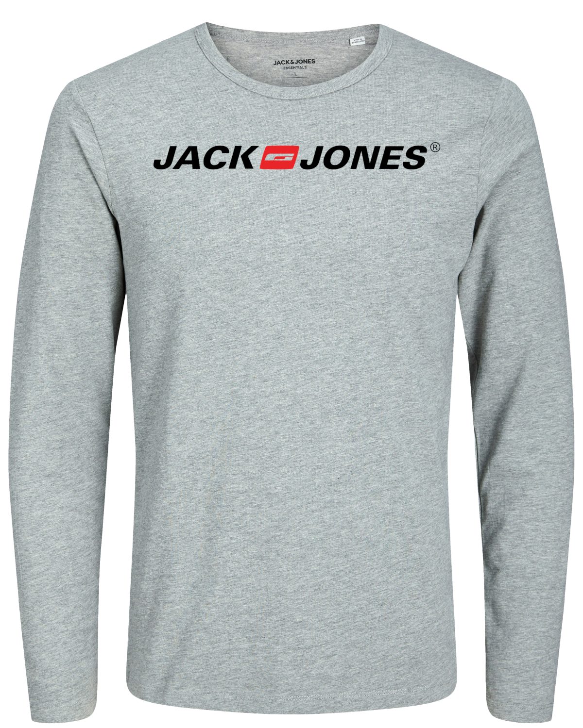 Jack & Jones Langarmshirt stilvolles Regular Fit Longsleeve mit Printdruck Bequemes Oberteil aus Baumwolle mit Rundhalsausschnitt – Bild 2 von 4