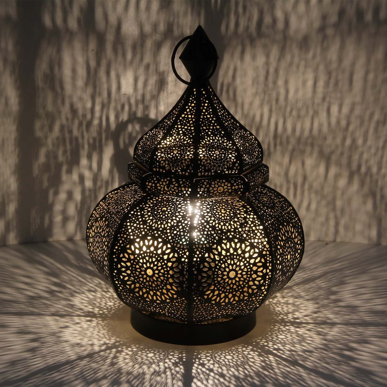 Moro Orientalische Asif Bodenlampe handgemachte Nachttischlampe, Weihnachtlich, LN2070 Leuchtmittel, Handgefertigt, Tischlampe ohne Teichleuchte Casa