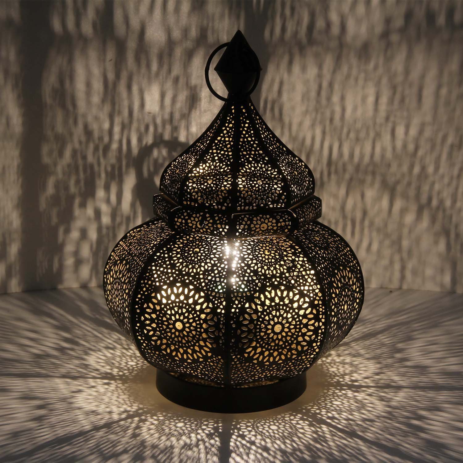 Bodenlampe Weihnachtlich, Tischlampe handgemachte Moro Teichleuchte Orientalische Asif Leuchtmittel, ohne Nachttischlampe, Handgefertigt, LN2070 Casa