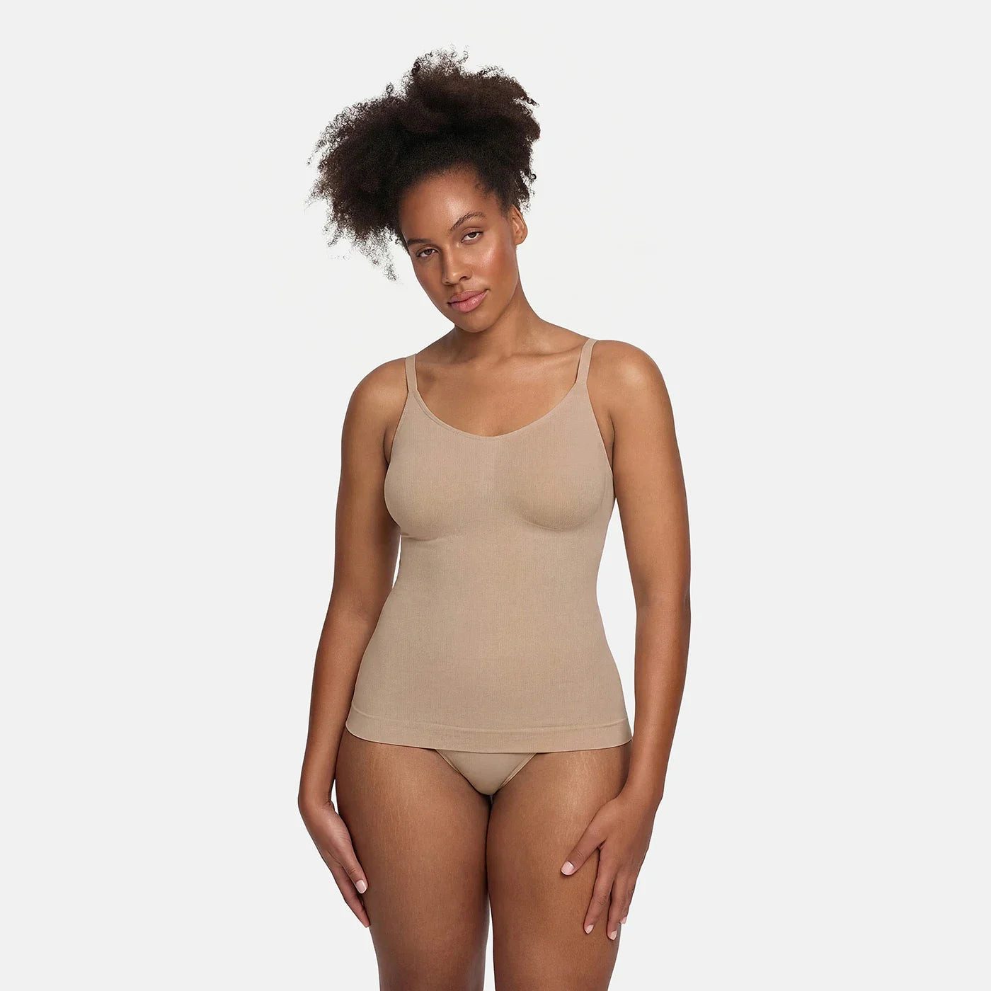cfab (creamy fabrics) Shapingtop Shaping Cami-Beige-2XL (1-tlg)