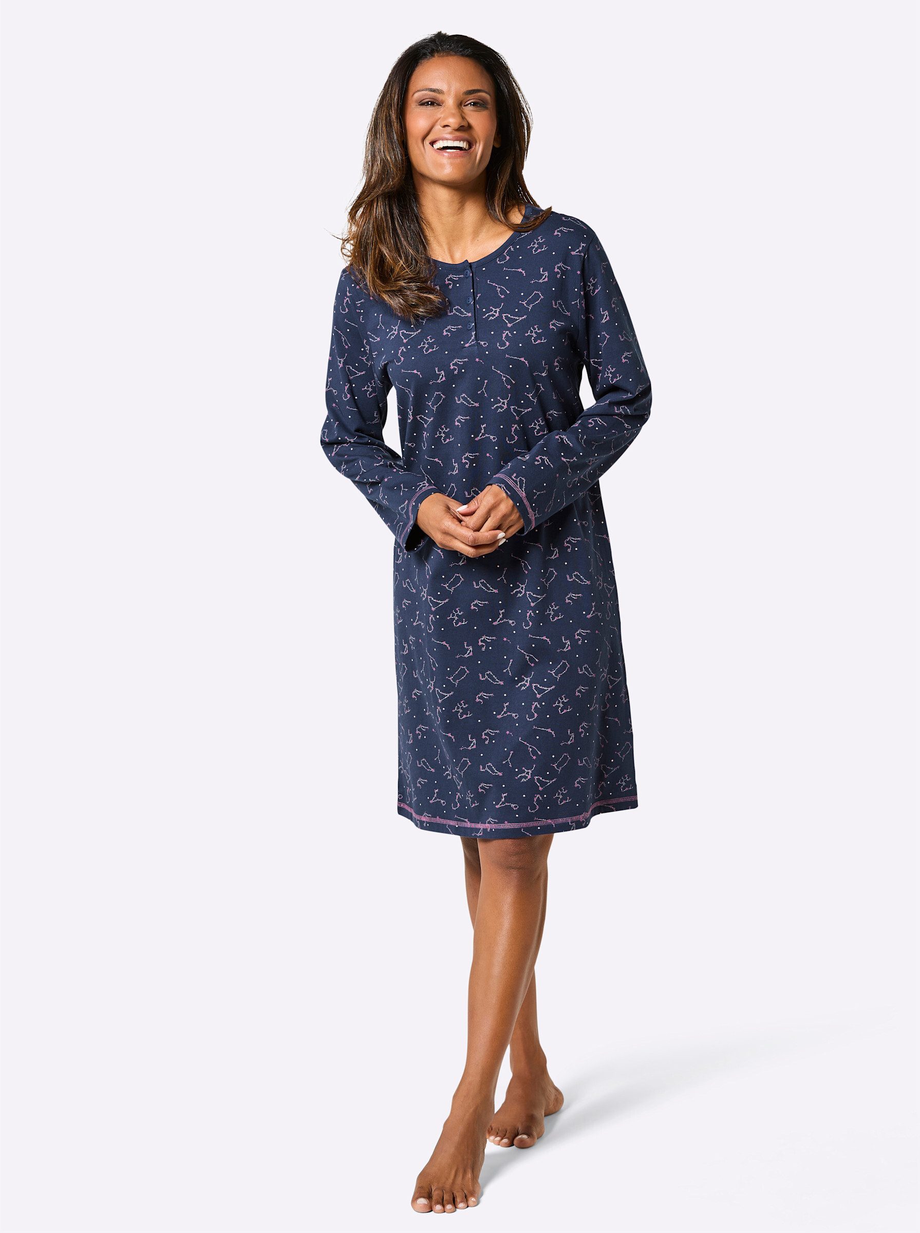 comtessa Sleepshirt Nachthemd Langarm