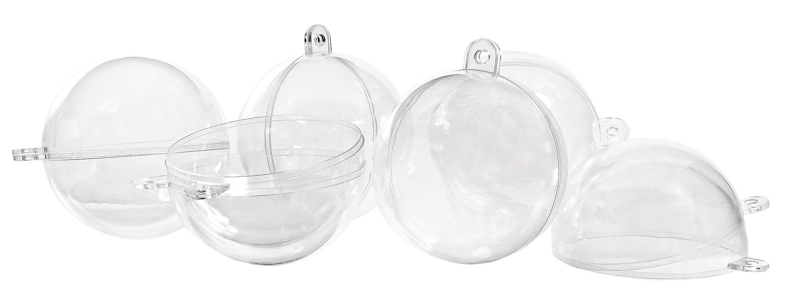Glasklare Acrylkugel 14 Cm Zum Basteln – Teilbar, Mit Öse Zum Aufhängen & Dekorieren