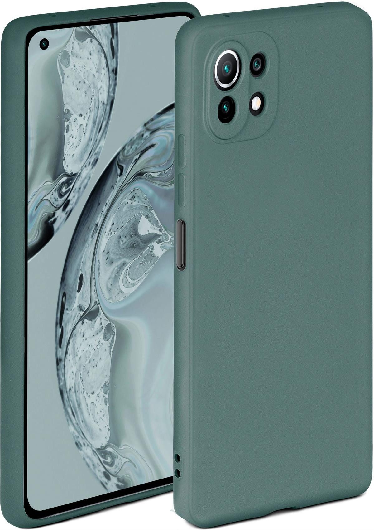 ONEFLOW Handyhülle ONEFLOW® Soft Case für Xiaomi Mi 11 Lite, Hülle aus Silikon, Back Cover mit Kameraschutz, weiche Silikonhülle