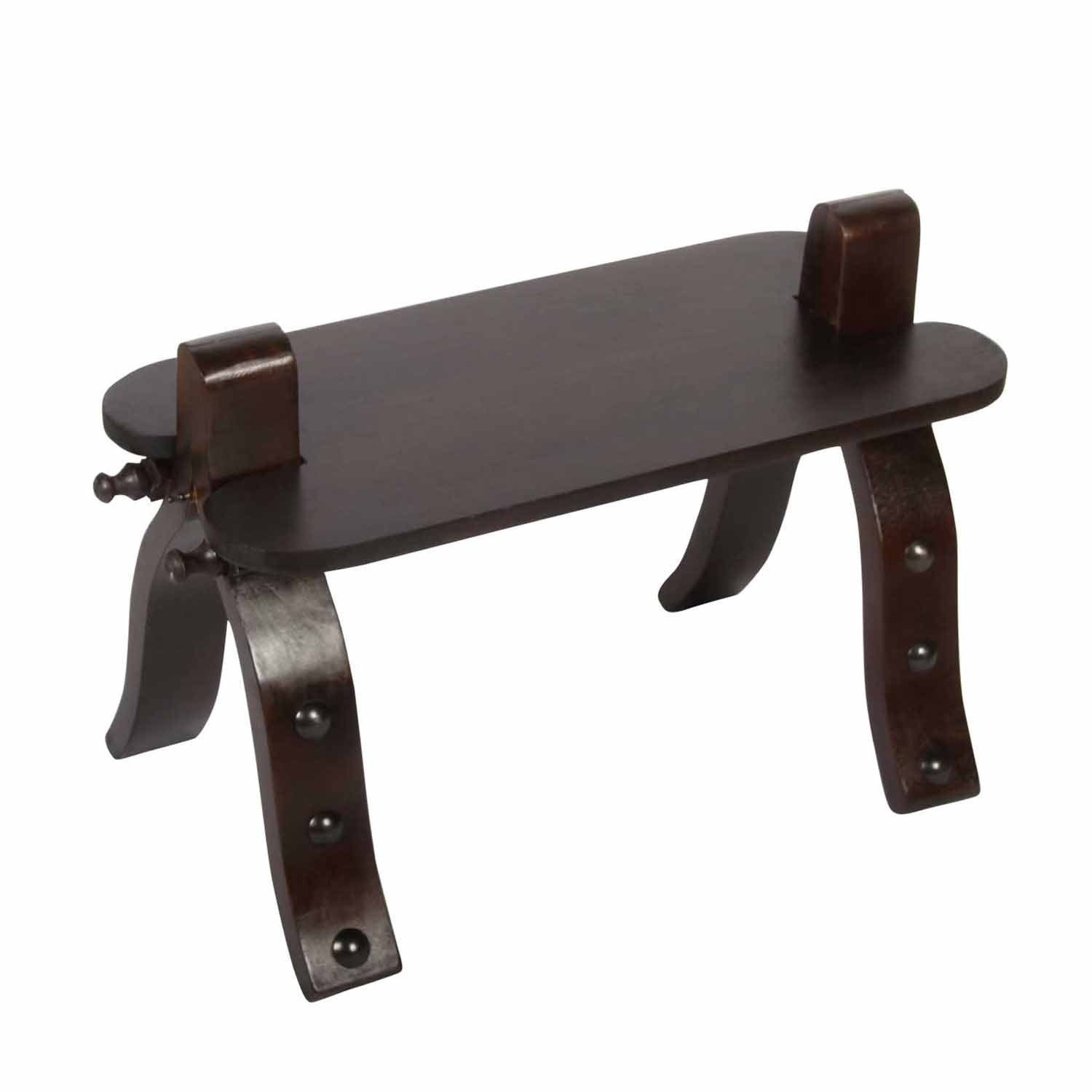 Casa Moro Hocker Marokkanischer Kamelhocker Sadia mit Echtleder Sitzkissen günstig online kaufen