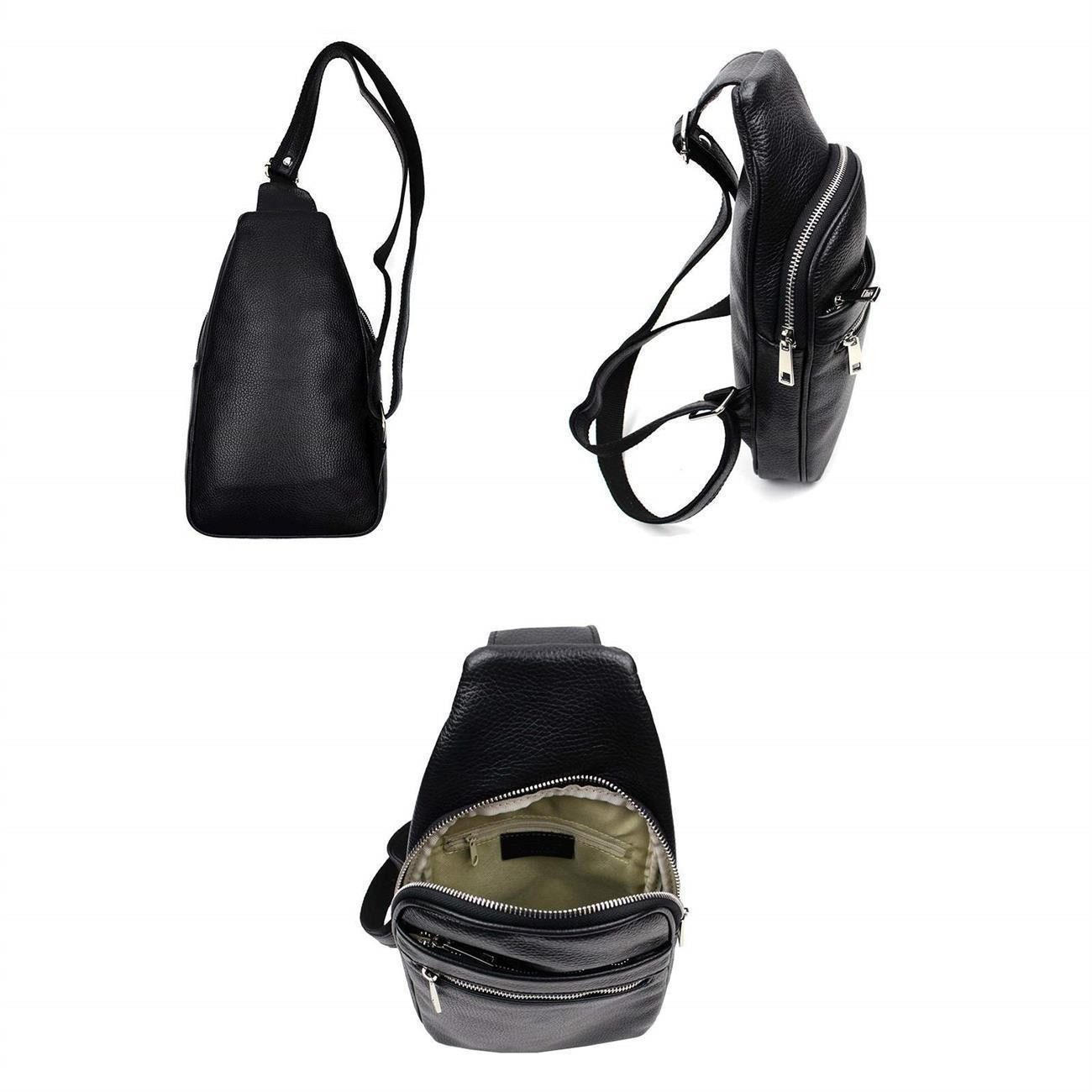 ITALYSHOP24 Schultertasche Unisex Leder Crossbody Bodybag günstig online kaufen