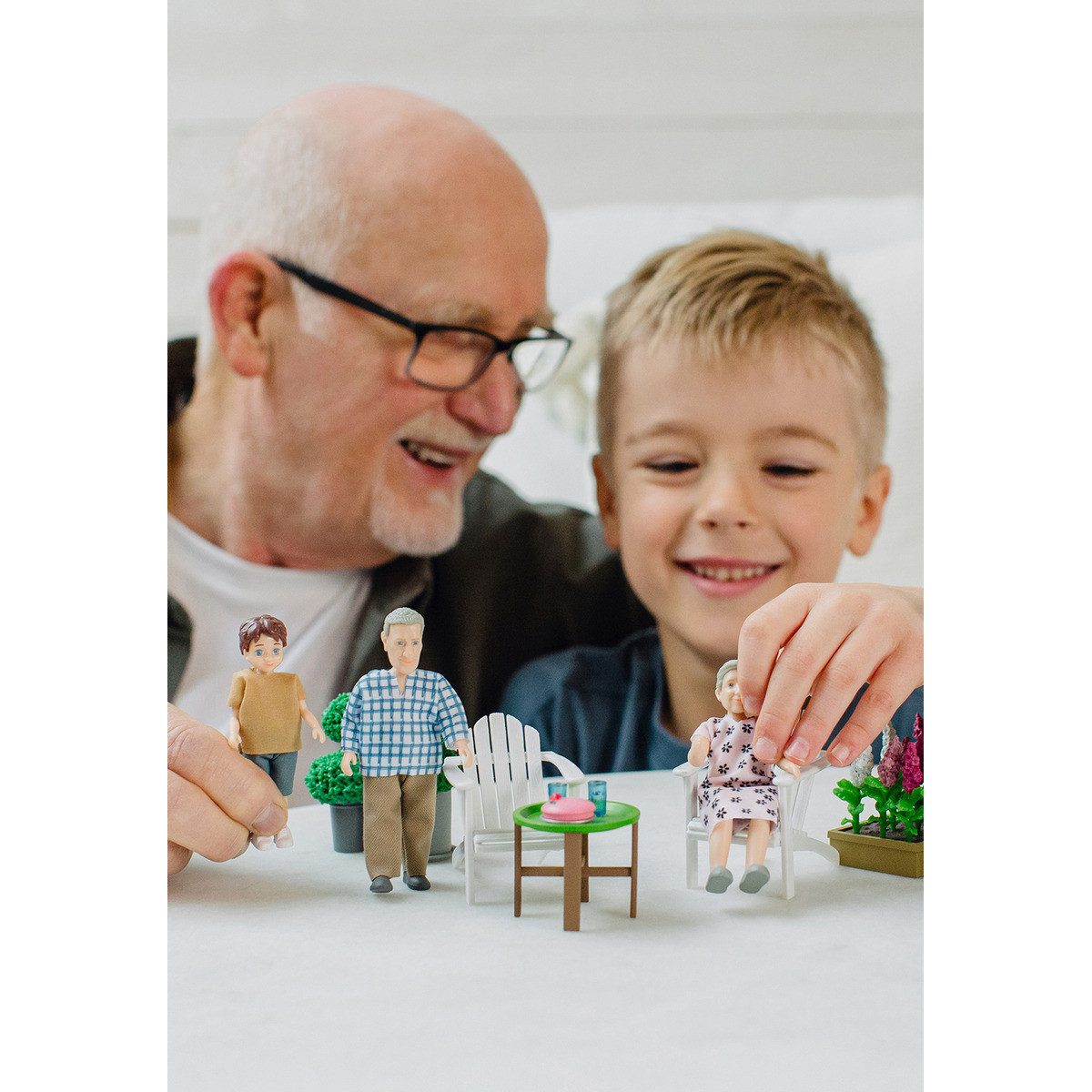 Lundby Puppenhausmöbel Älteres Paar Charlie Mädchen