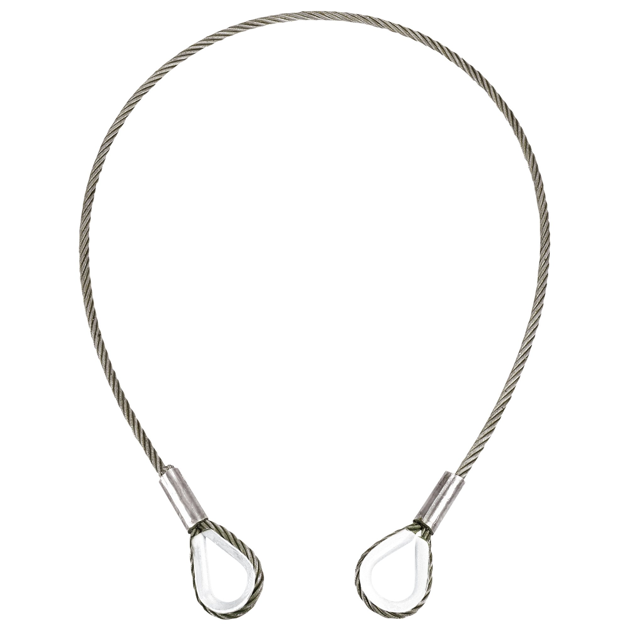 ELLER Eller Steel 1 Ton WLL - 10 mm 6 x 36 WS Core Arbeitslänge 3 m Drahtseil