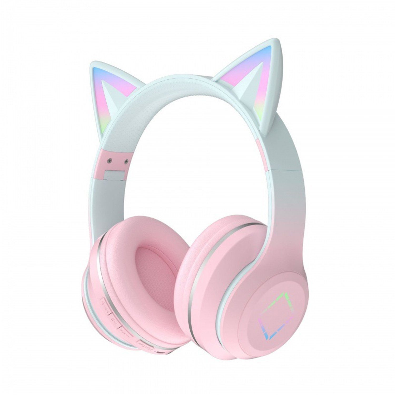 Kinder-Kopfhörer Bluetooth-Headset, Diida (Over-Ear, Licht, wettbewerbsfähiges Noise-Cancelling) LED Gaming-Headset