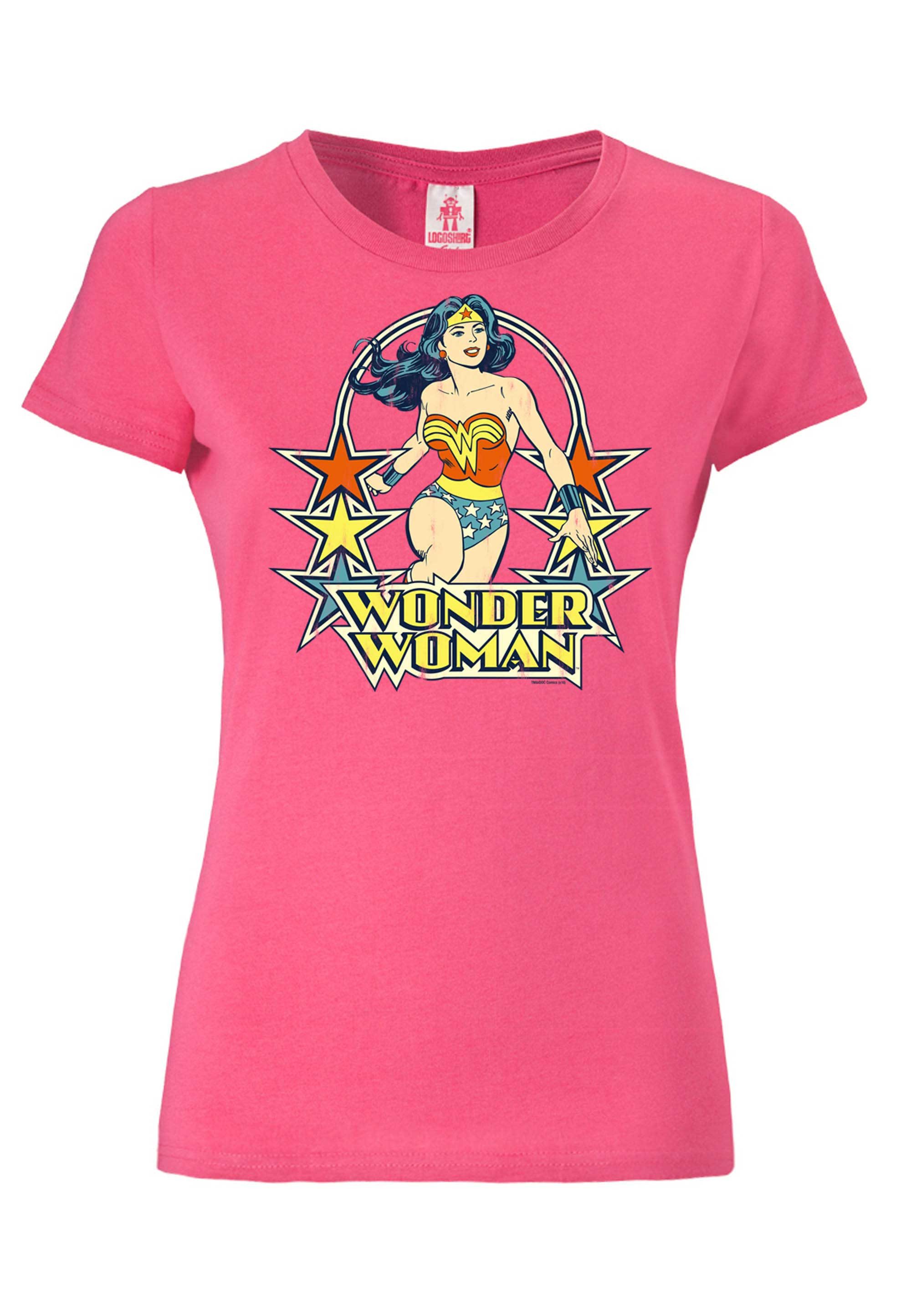 T-Shirt Print DC Comics Wonder Woman Stars