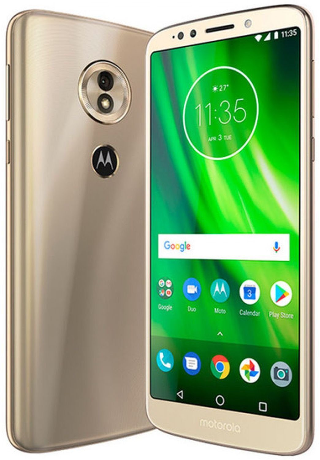 Motorola Moto G6 Play (XT1922-3) 32GB Dual Sim Fine Gold Smartphone (5,7  Zoll, 20 MP Kamera)