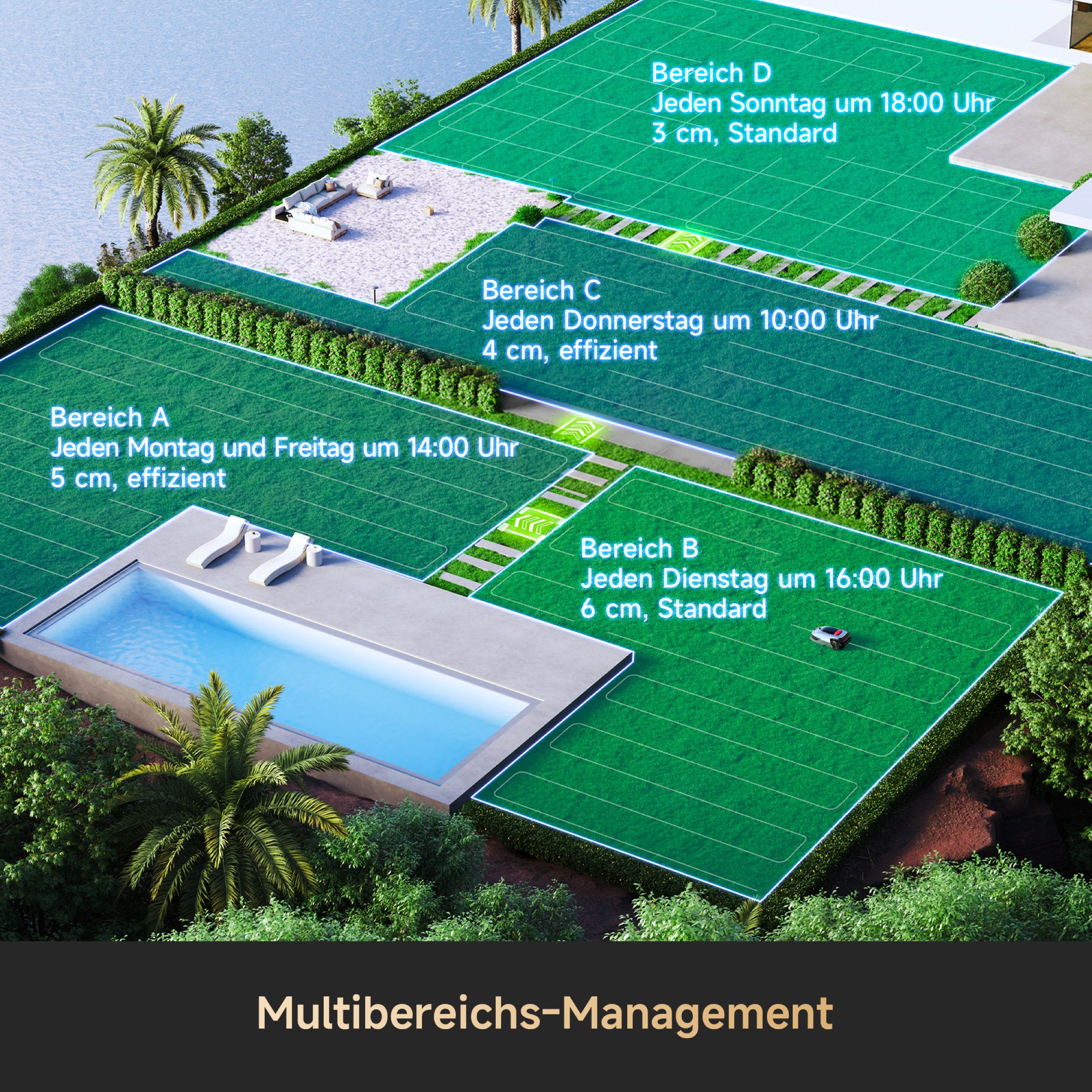 Dreame Rasenmähroboter Roboticmower A2,...