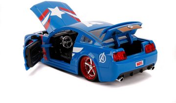 JADA Modellauto Modellauto Marvel Captain America mit Figur 1:24 253225007