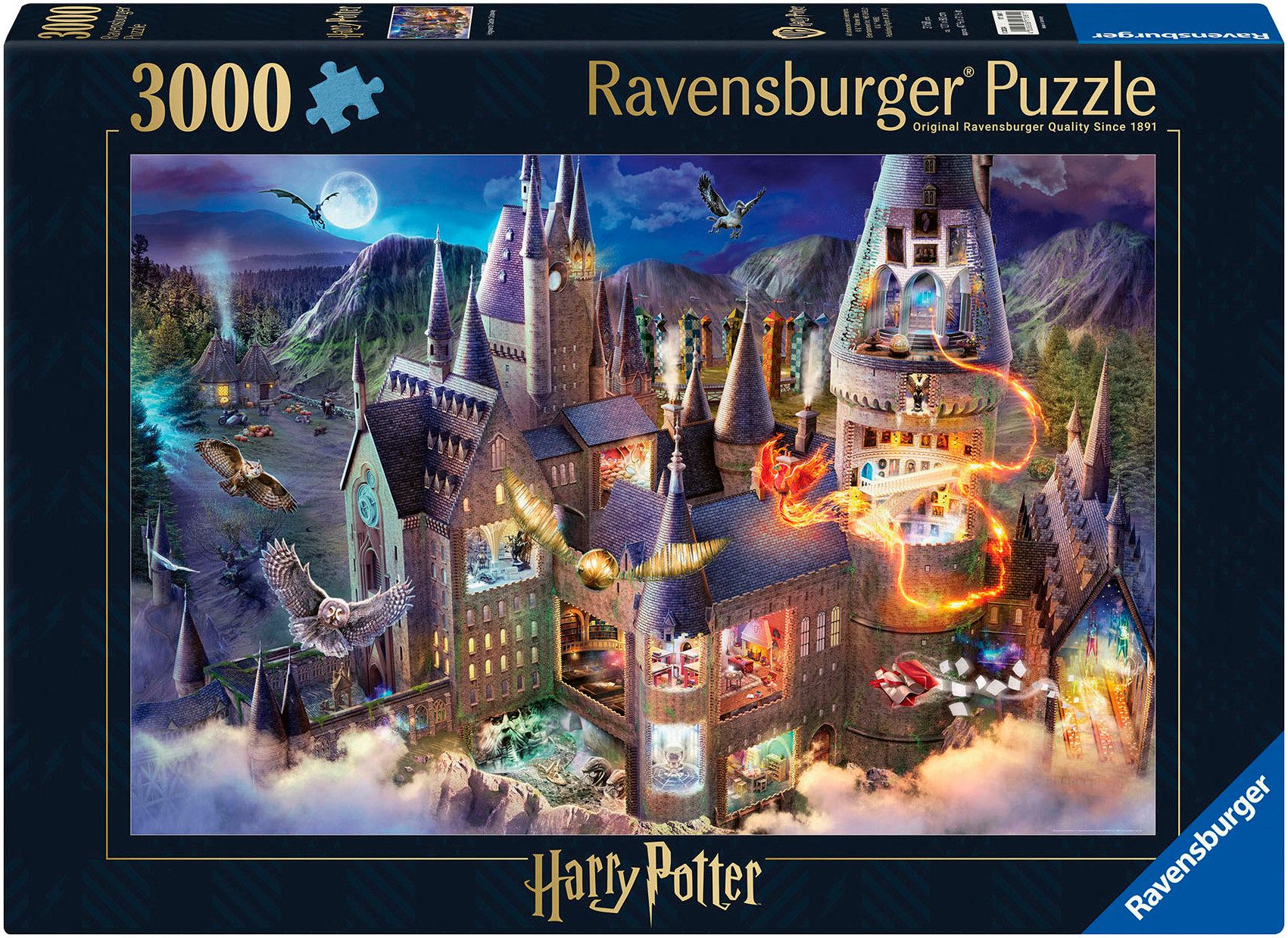 Ravensburger Puzzle Hogwarts Interior, 3000 Puzzleteile, Made in Germany günstig online kaufen