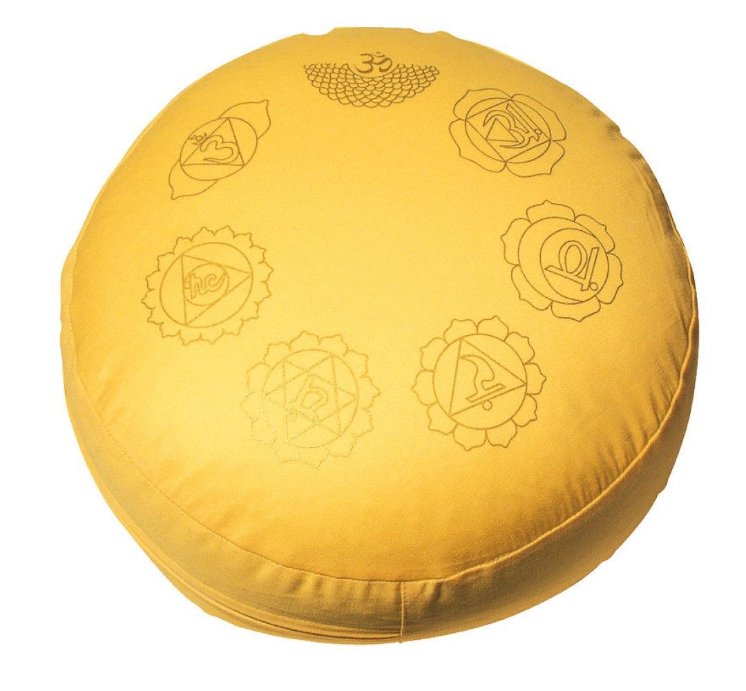 Saraswati Meditationskissen Meditationskissen mit Inlet "7 Chakren" Baumwolle(80), Polyester(20)