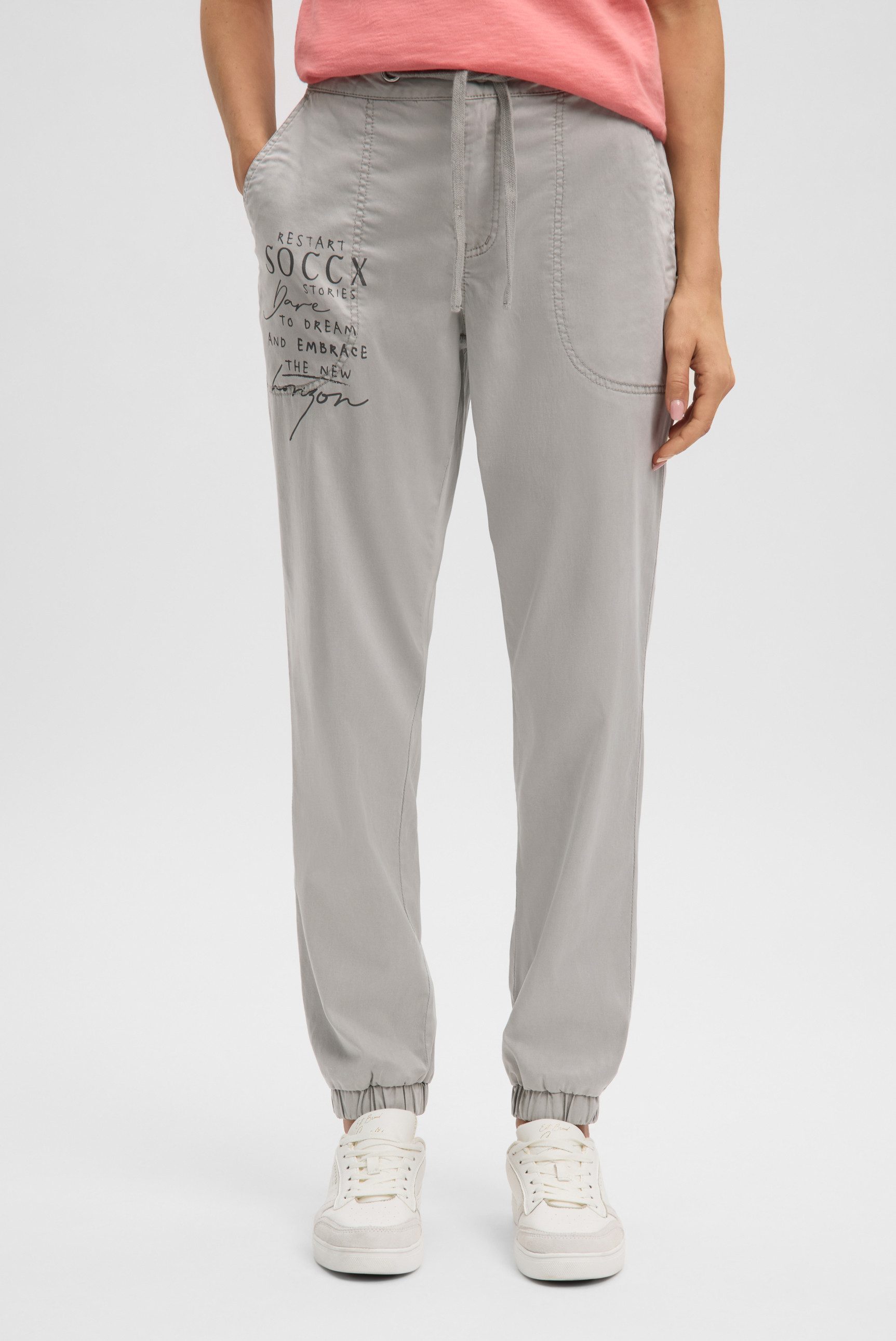 SOCCX Stoffhose mit Eingrifftaschen günstig online kaufen
