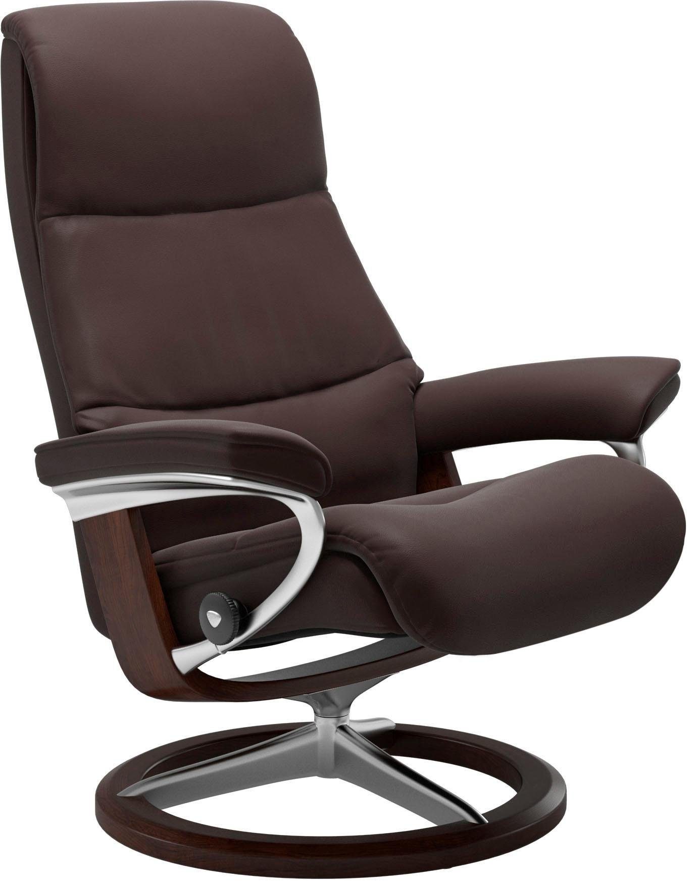 Relaxsessel Braun Signature Base, View, Größe mit L,Gestell Stressless®