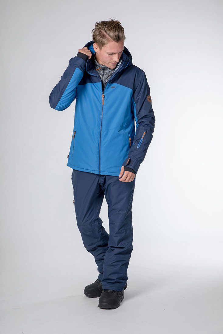 MEN Snowboardhose marine Bund verstellbarem elastisch Pant JEFF Skihose Skihose CS mit CNSRD &