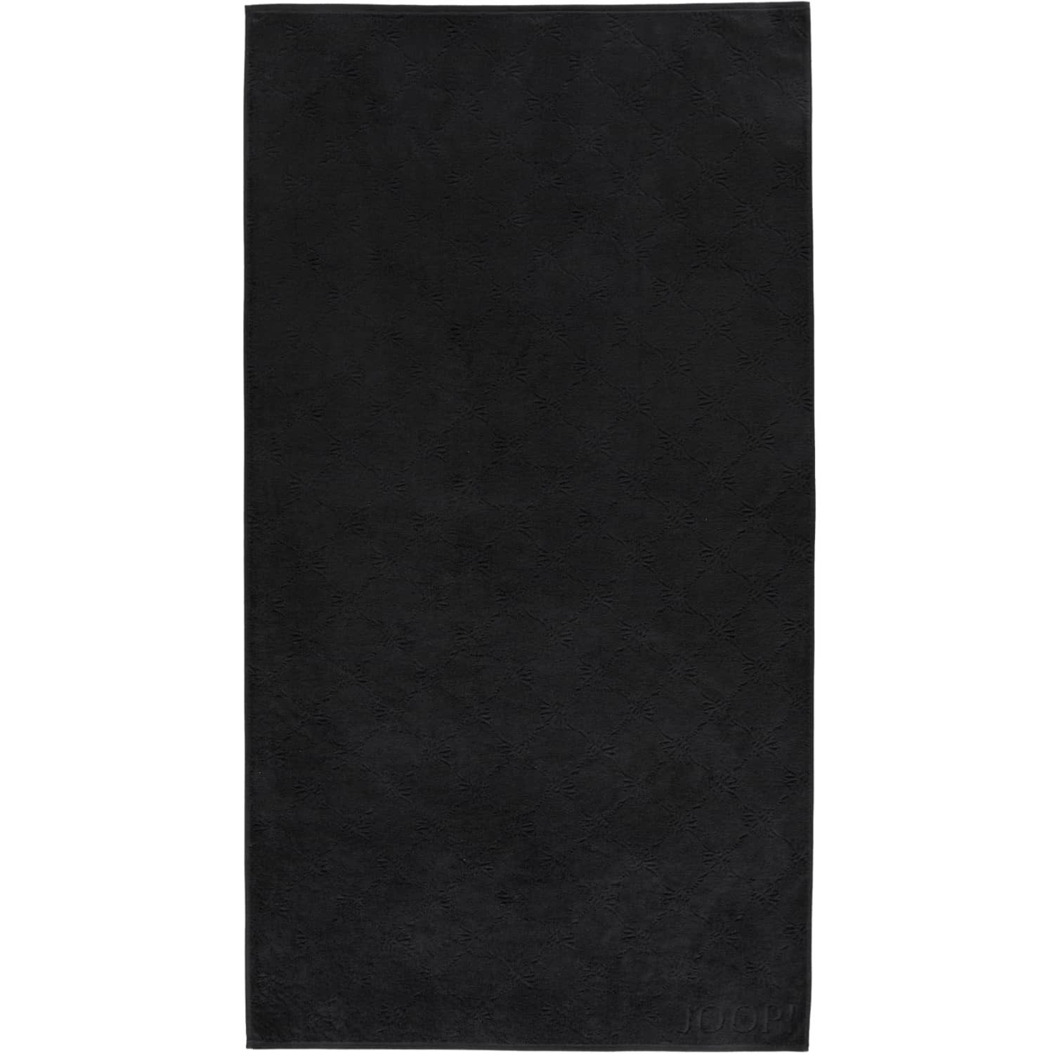 JOOP! Duschtücher Joop Duschtuch Schwarz 80 x 150 cm 100% Baumwolle Walkfrottier, 100% Baumwolle (Duschtuch)