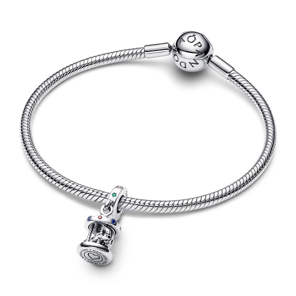 Pandora Charm-Einhänger PANDORA Moments Charm-Anhänger Drehendes Karussell 925er Silber