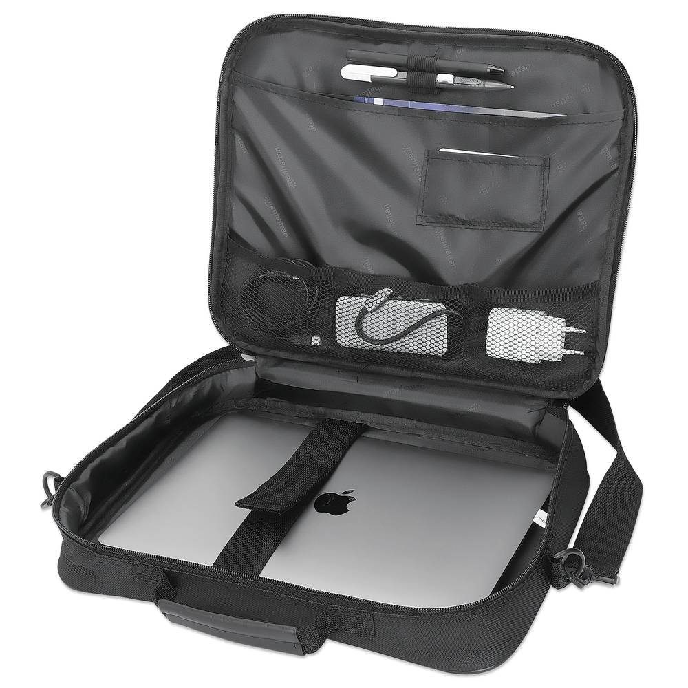 MANHATTAN Laptoptasche Notebooktasche 14.1″ vollständig aufklappbar 439985