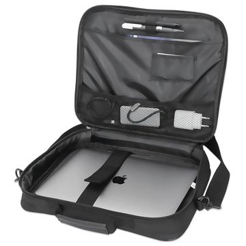 MANHATTAN Laptoptasche Notebooktasche 14.1″ vollständig aufklappbar