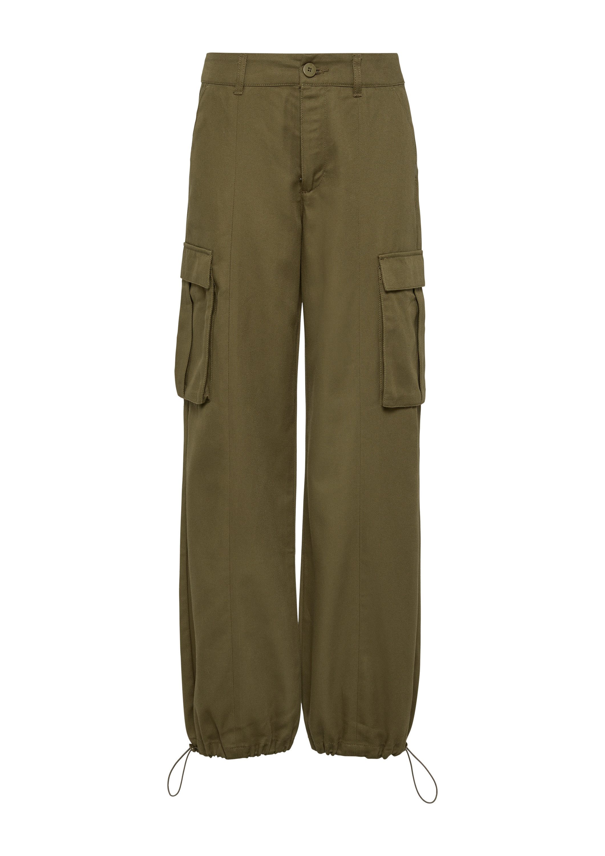 QS Chinos Hose Cargo-Hose aus Twill