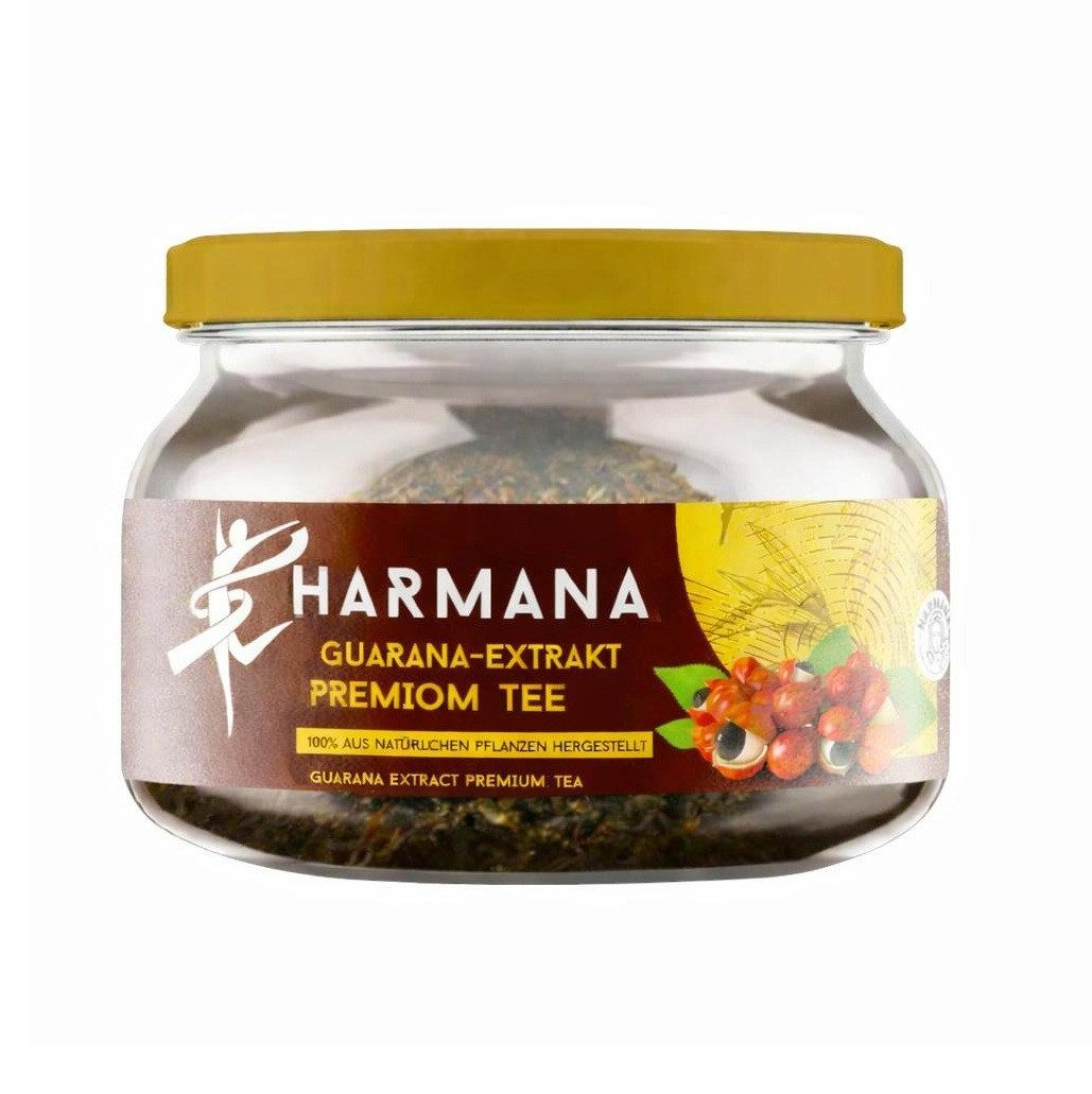 Harmana Tee Guarana Extrakt Tee-Grüntee,Natürlich Stoffwechsel Mix, Aromatisch, 150 g