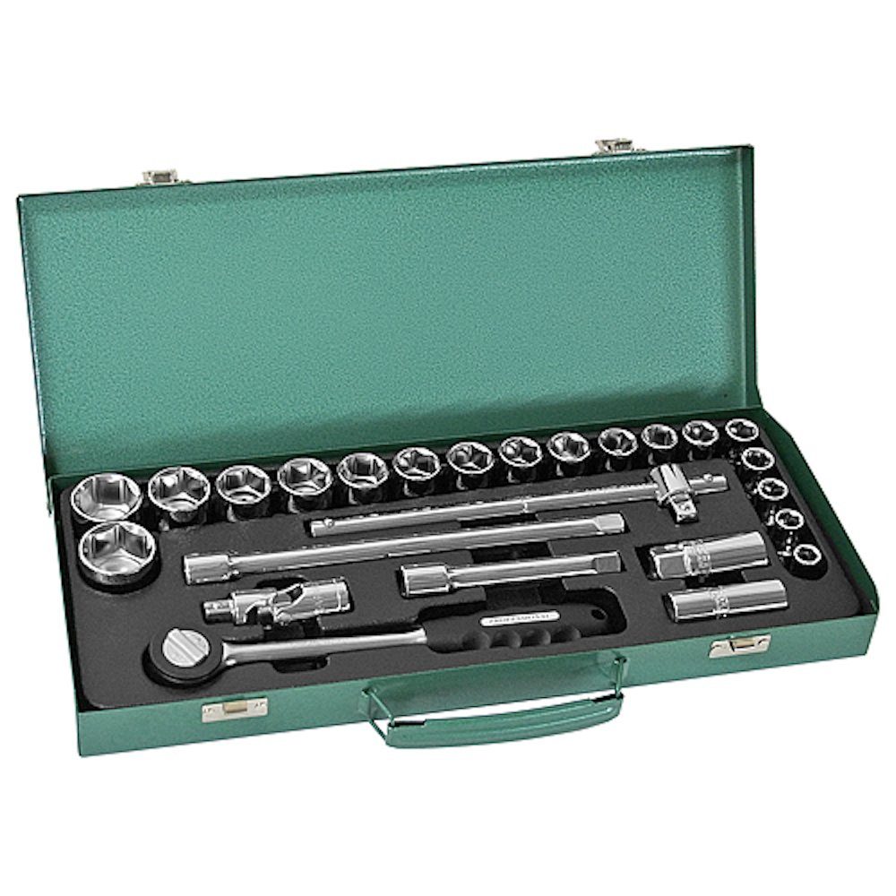 Kaufen Sie es jetzt, Originalprodukt PROREGAL® Werkzeugset Werkzeug- und Steckschlüsselsatz PCs 25 1/2 (10-32mm) Honiton