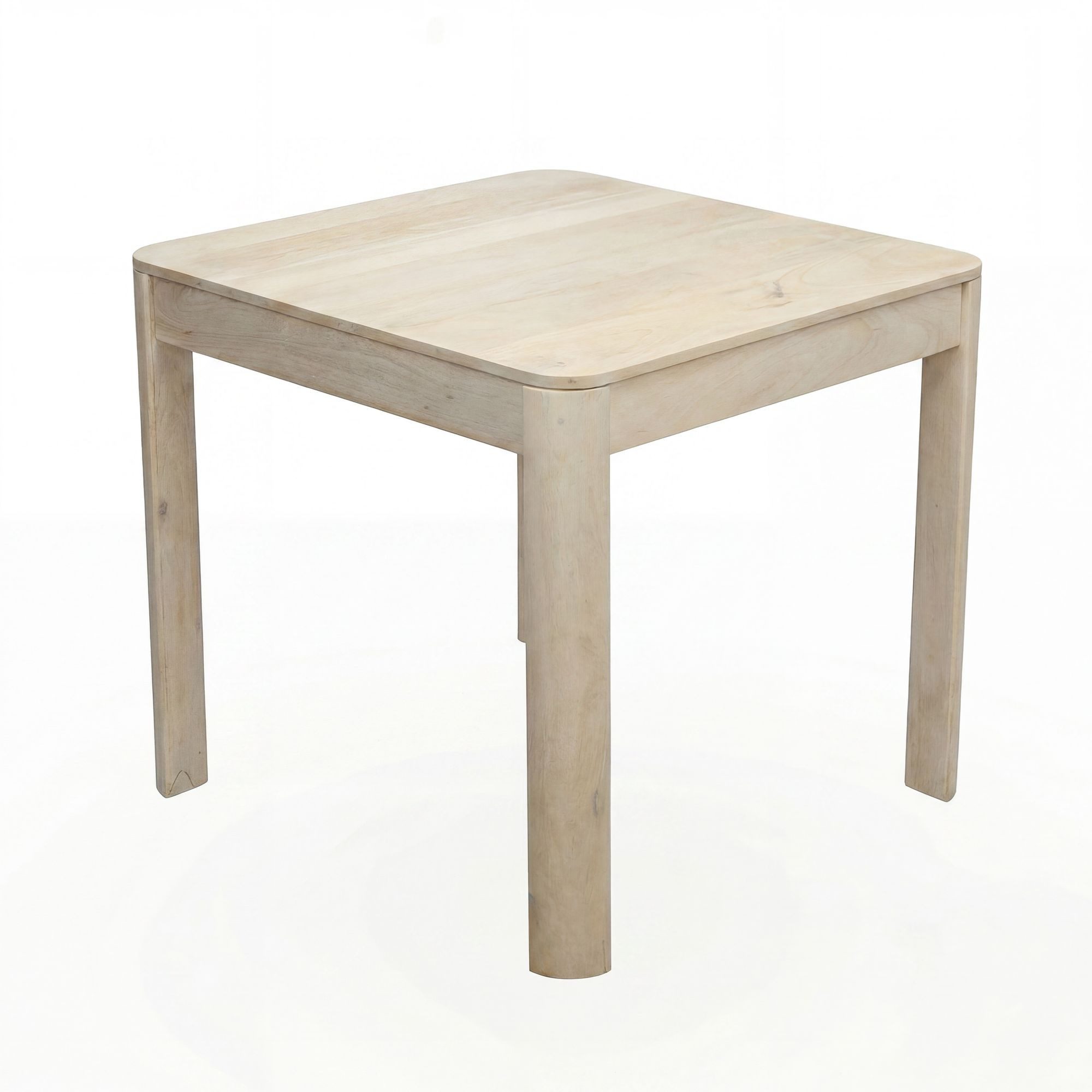 Wohnling Esstisch WL7.378 Esszimmertisch Küchentisch 4 Personen Holztisch Esszimmer (Natürliches Holzdesign mit klarer Form), Kompakte Tischlösung für kleine Essbereiche