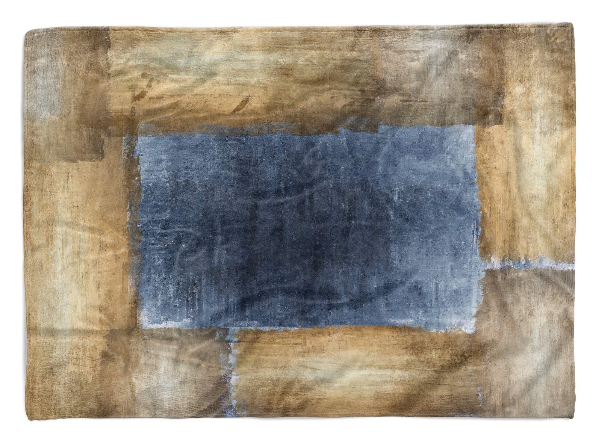 Saunatuch Baumwolle-Polyester-Mix abstrakten Motiv, Enigma mit Strandhandtuch Handtücher (1-St), Handtuch Handtuch Art Sinus Kuscheldecke