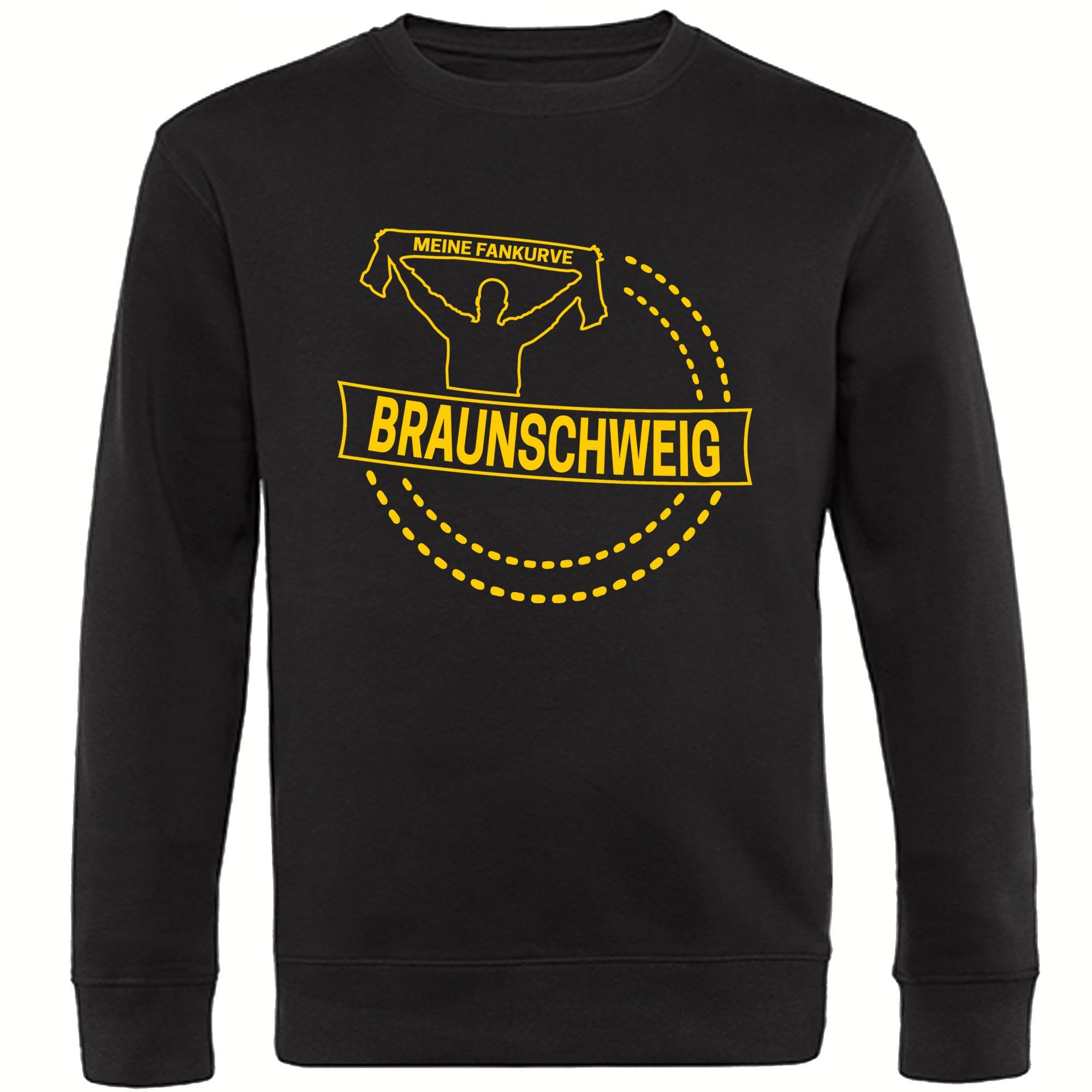 multifanshop Sweatshirt Braunschweig - Meine Fankurve - Pullover