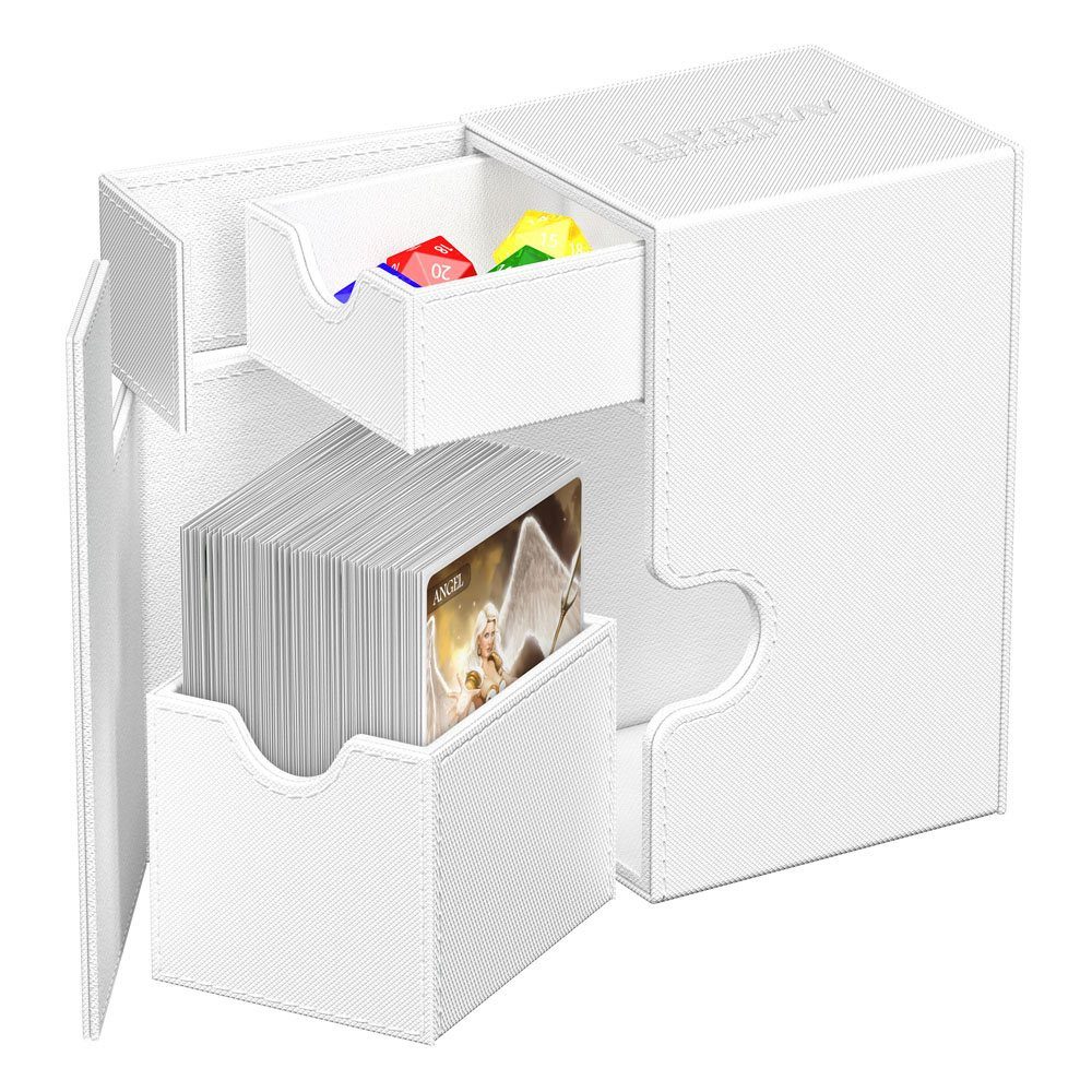 Ultimate Guard Sammelkarte Flip`n`Tray 80+ Monocolor XenoSkin™ - Weiß